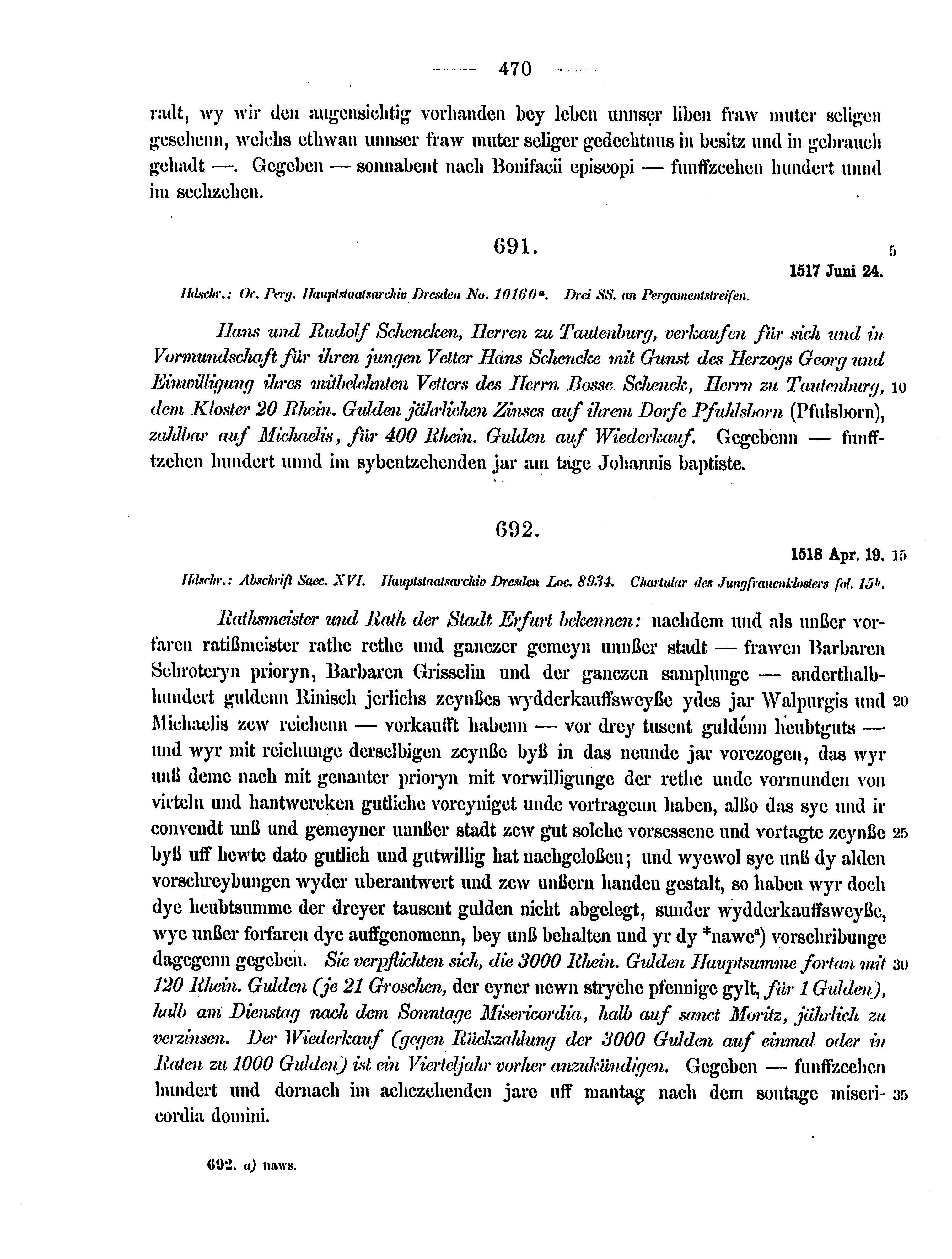 Historische Urkunde Seite 470 aus Band cds2_12