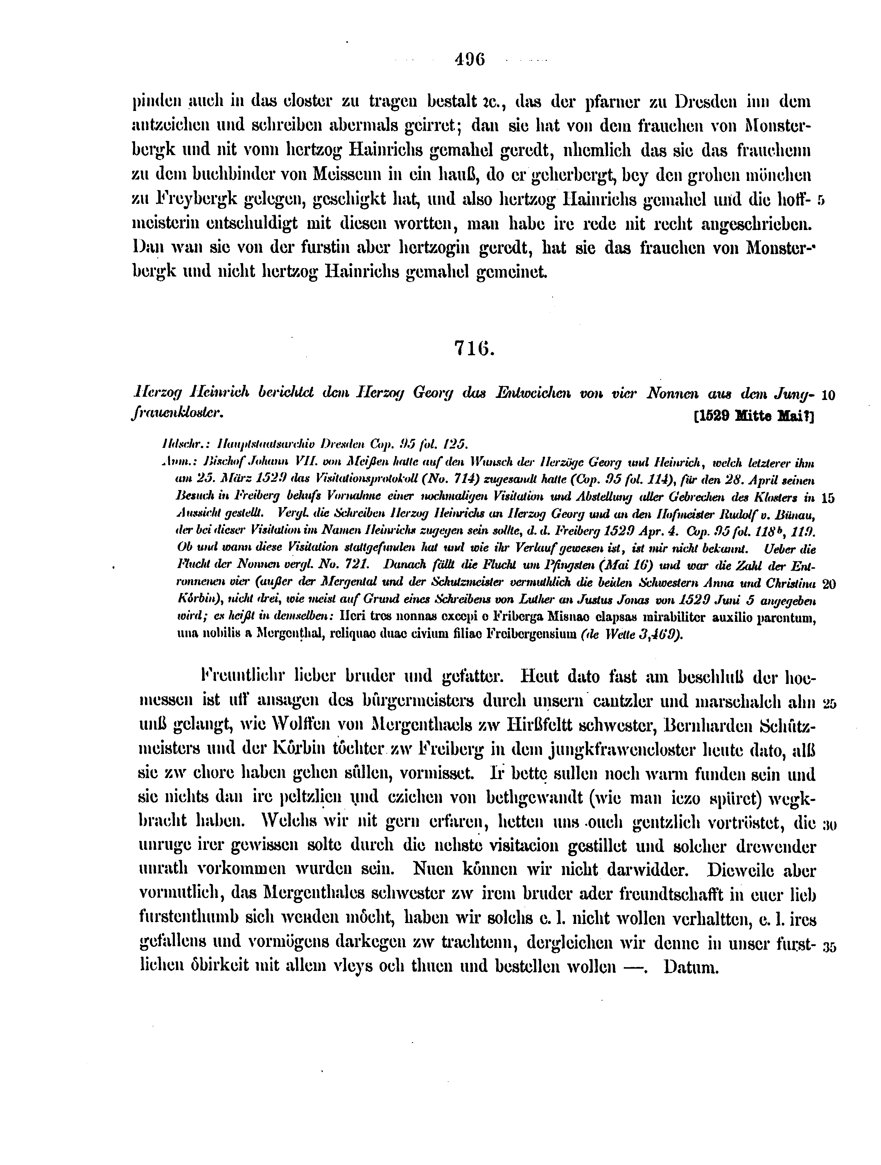 Historische Urkunde Seite 496 aus Band cds2_12