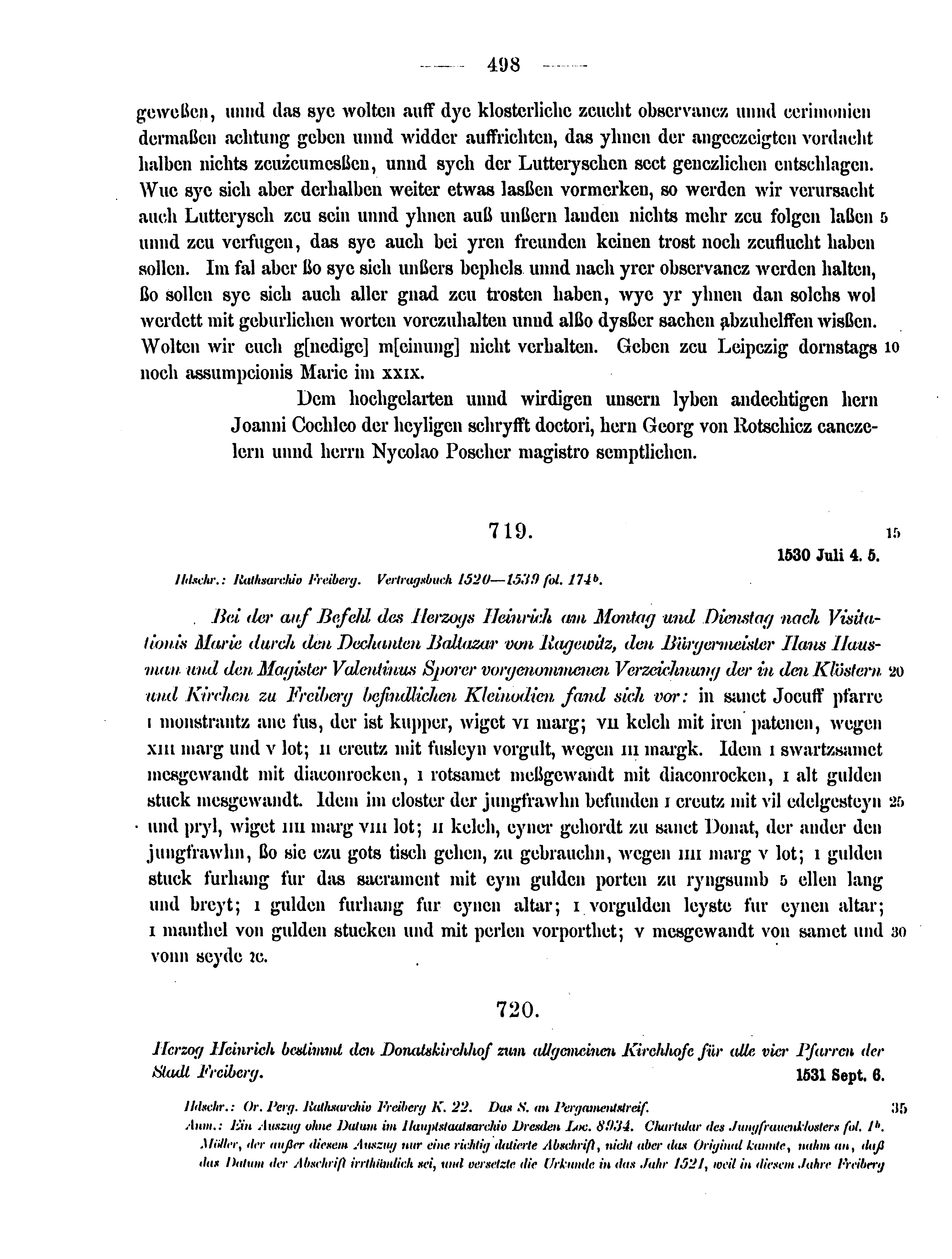 Historische Urkunde Seite 498 aus Band cds2_12