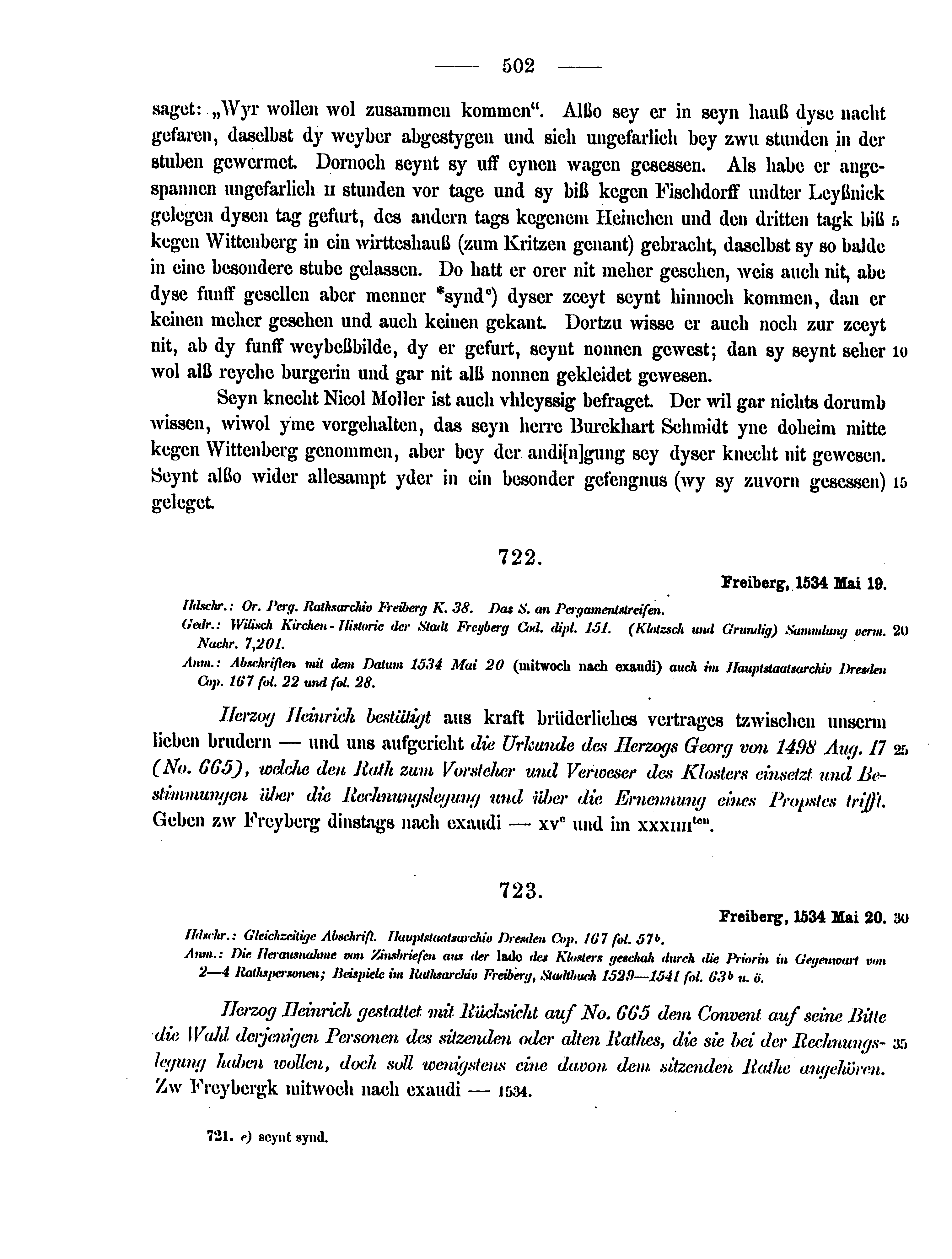 Historische Urkunde Seite 502 aus Band cds2_12