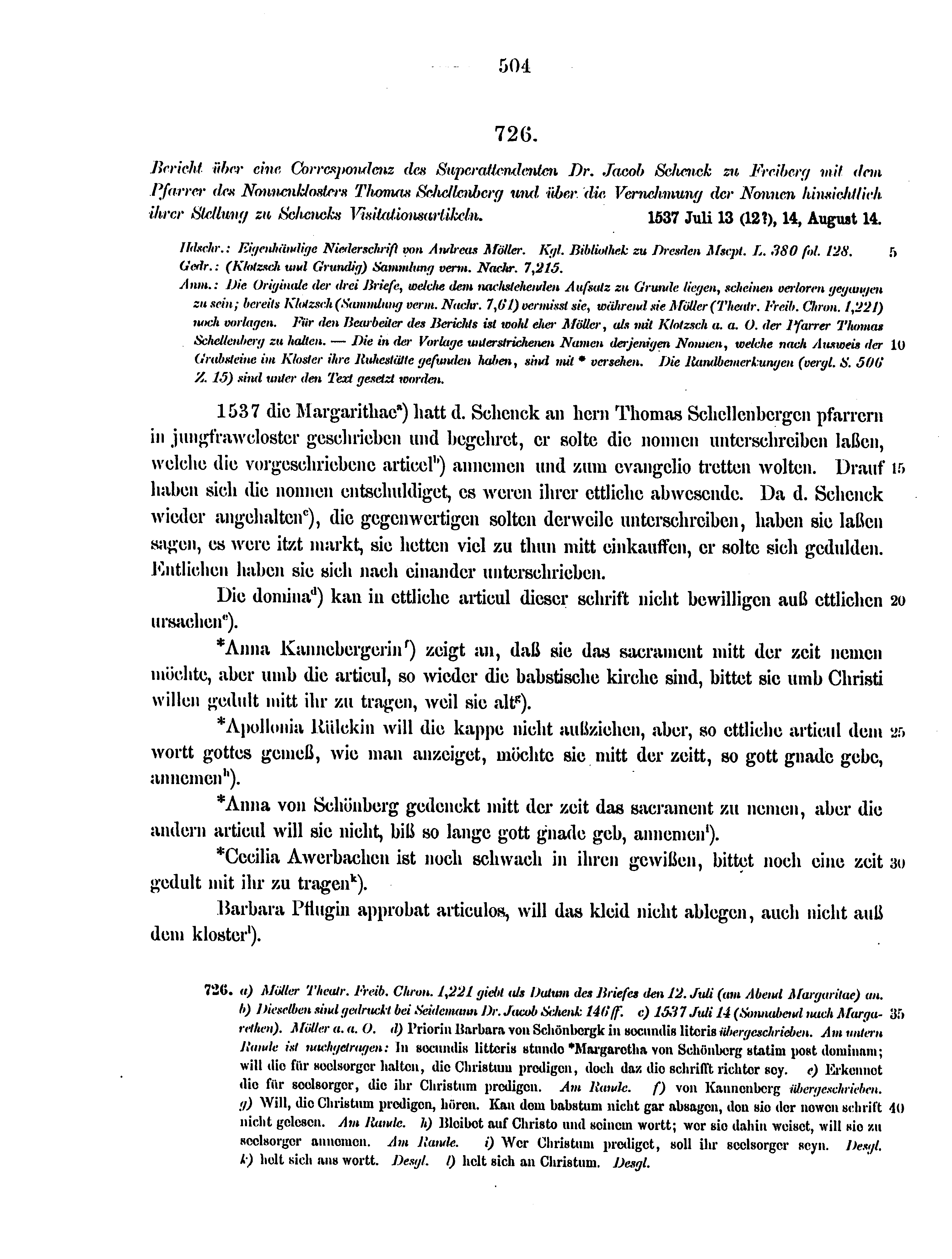 Historische Urkunde Seite 504 aus Band cds2_12