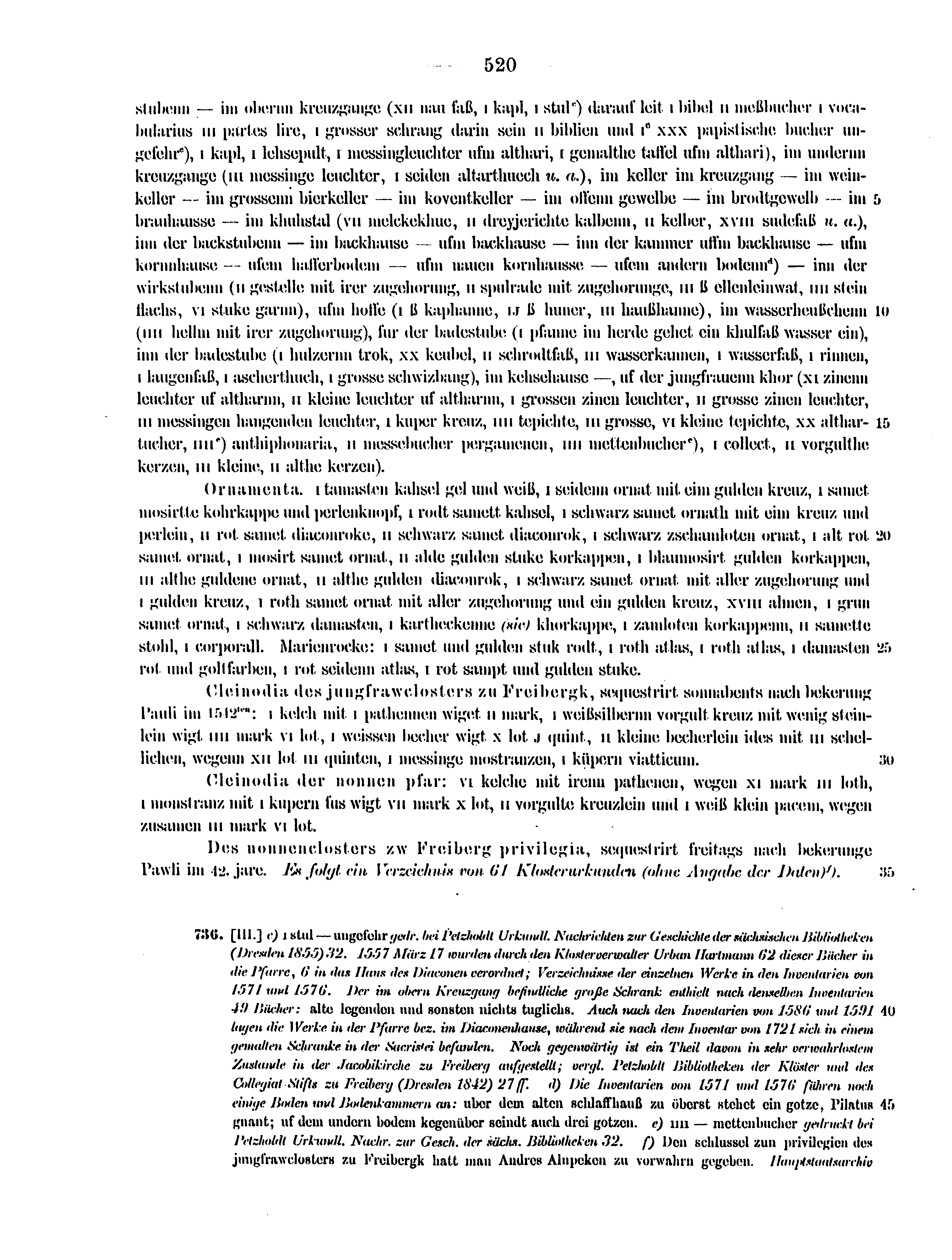 Historische Urkunde Seite 520 aus Band cds2_12