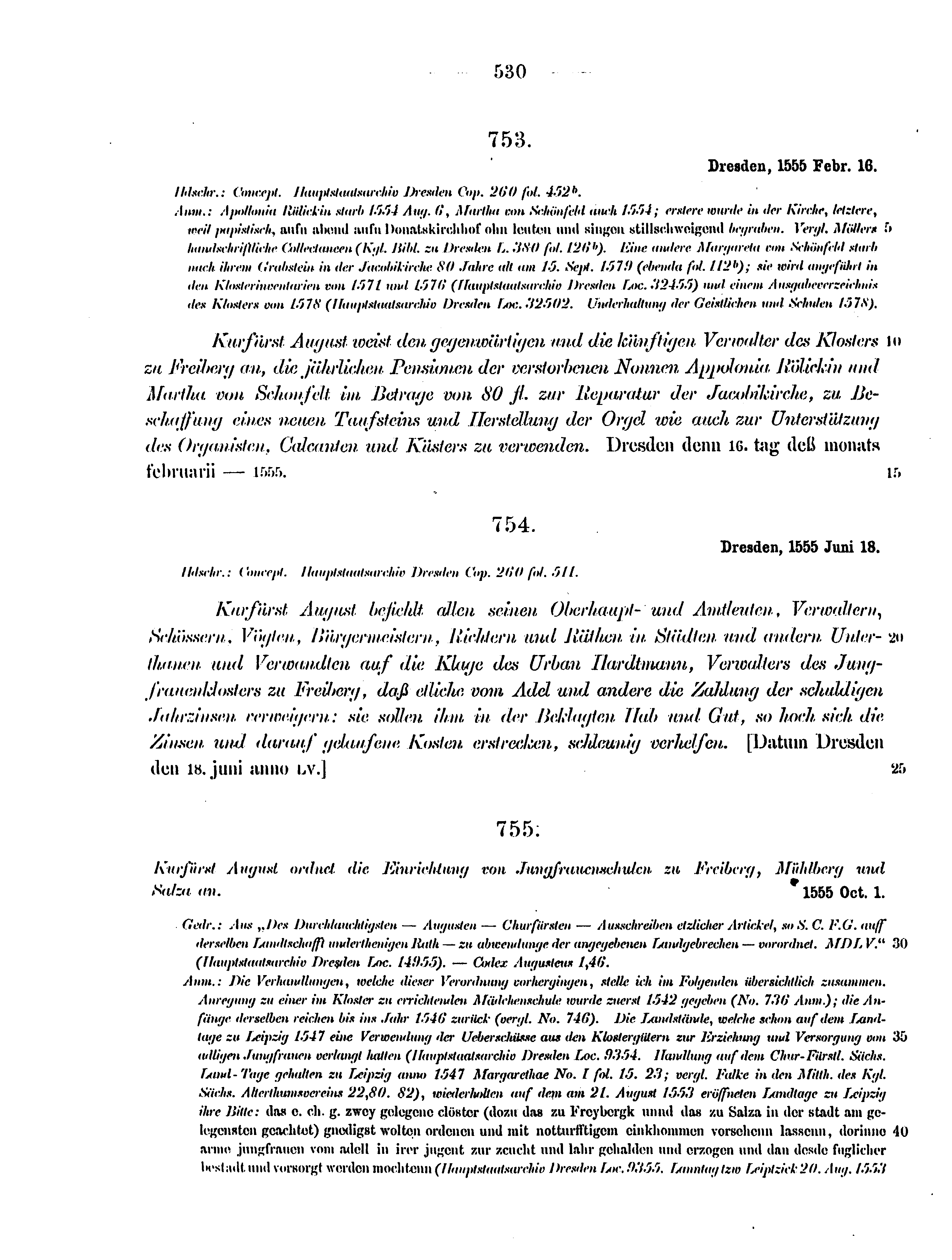 Historische Urkunde Seite 530 aus Band cds2_12