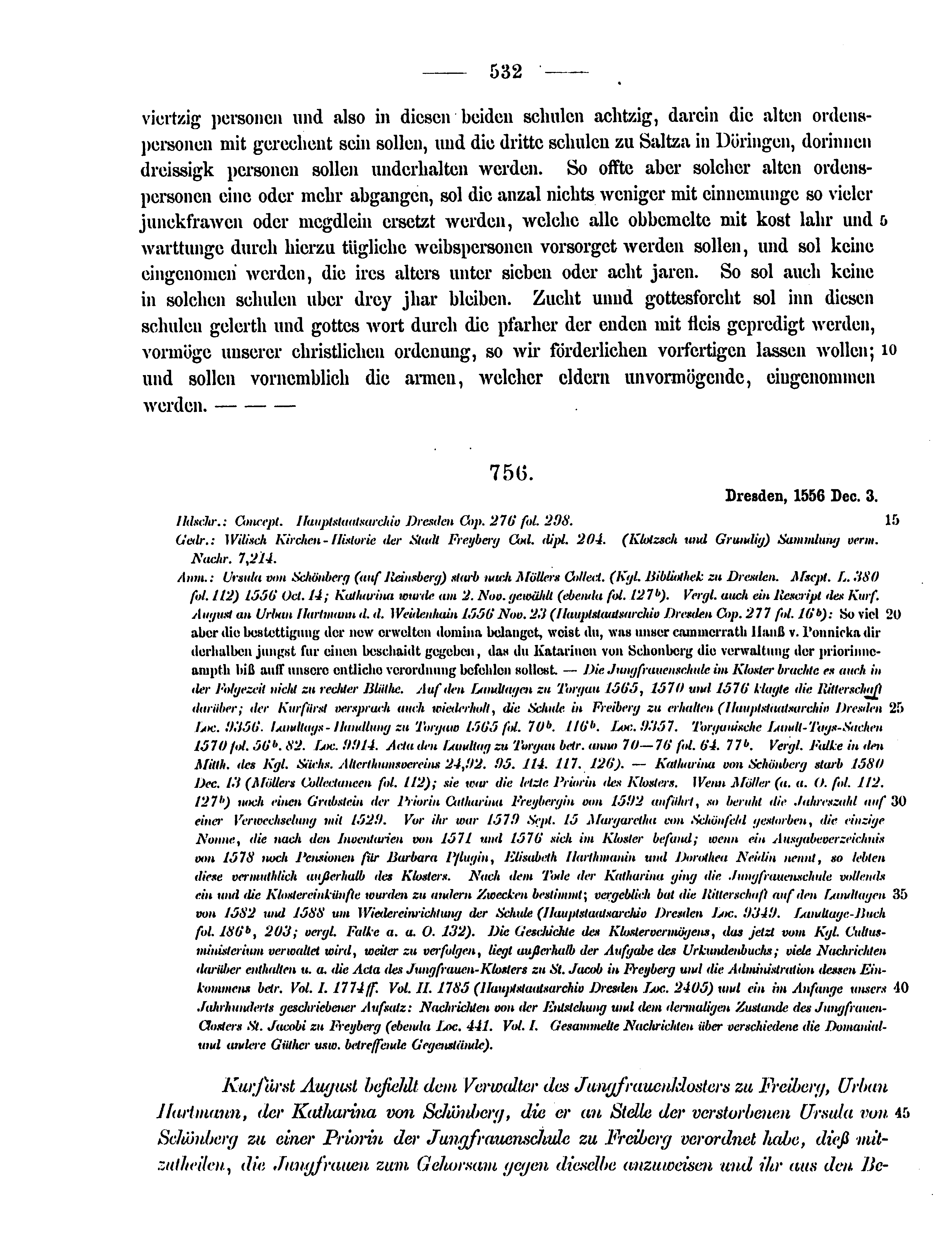 Historische Urkunde Seite 532 aus Band cds2_12