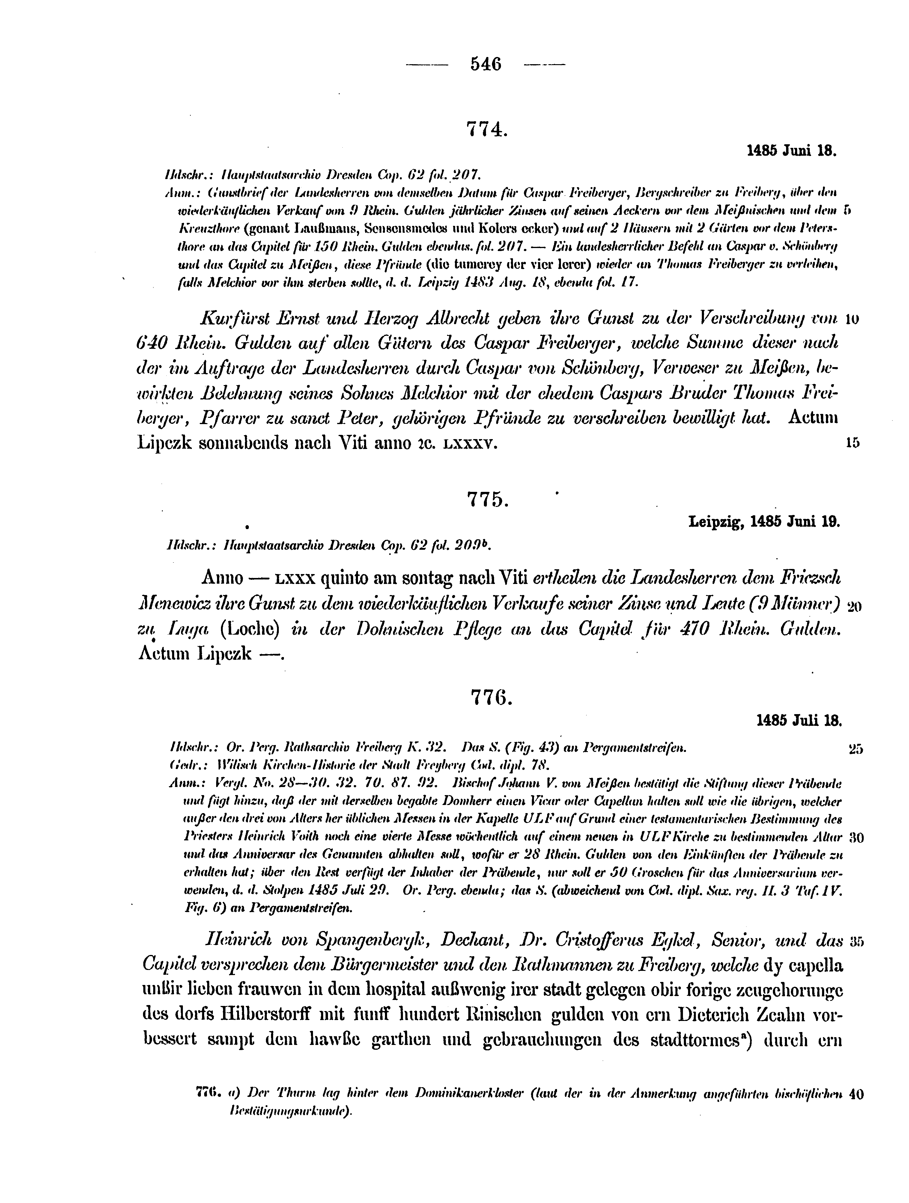 Historische Urkunde Seite 546 aus Band cds2_12