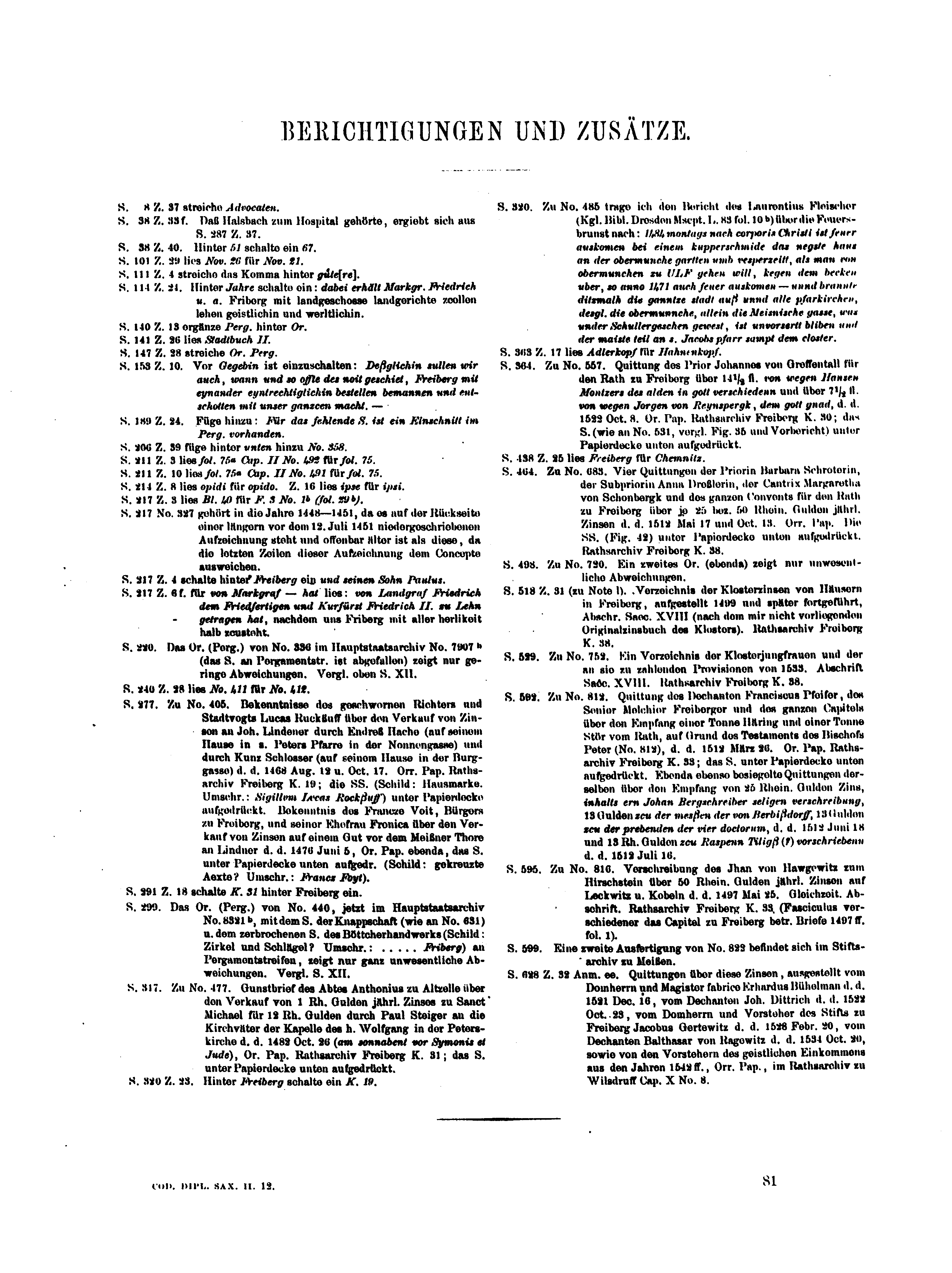Historische Urkunde Seite 641 aus Band cds2_12