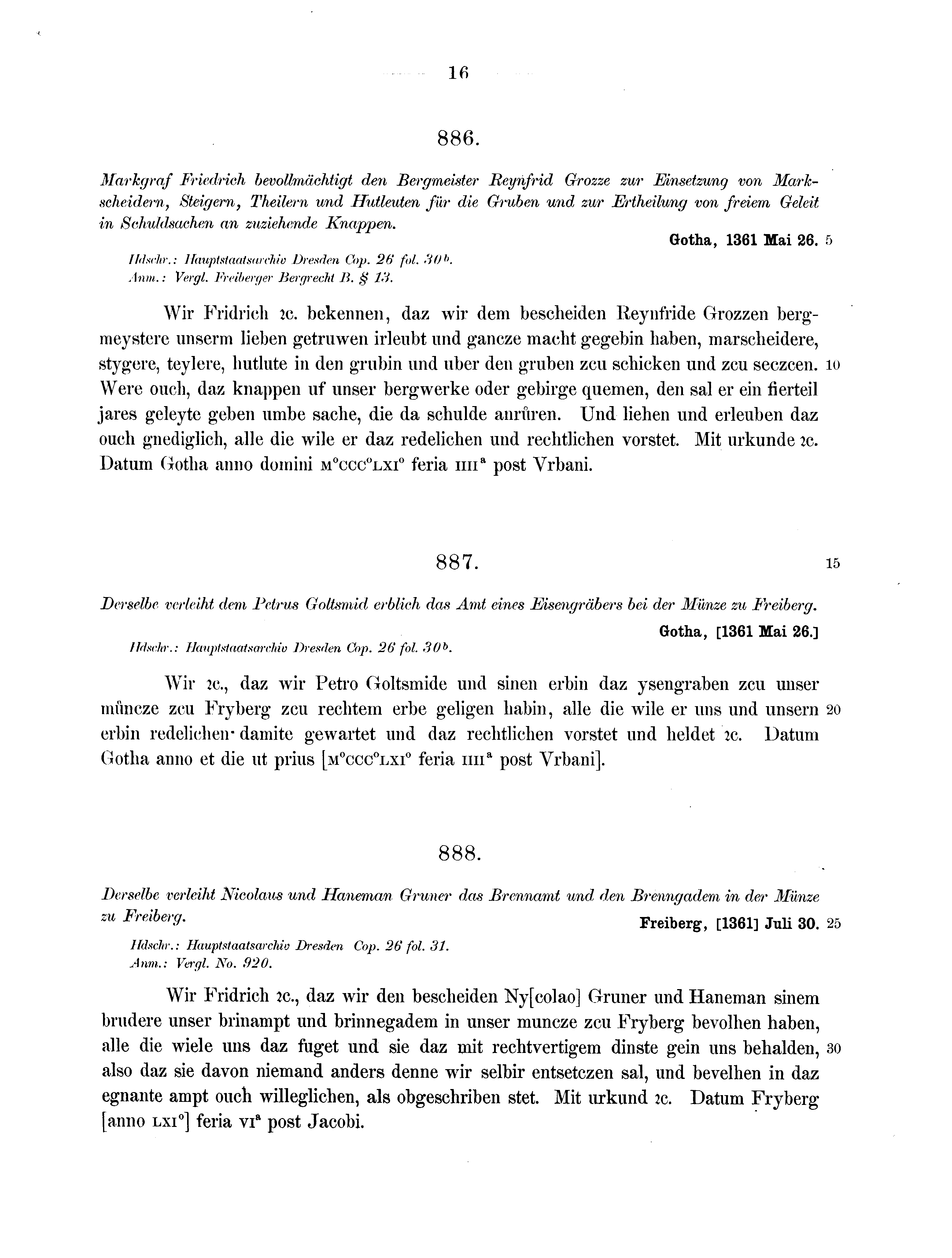 Historische Urkunde Seite 16 aus Band cds2_13