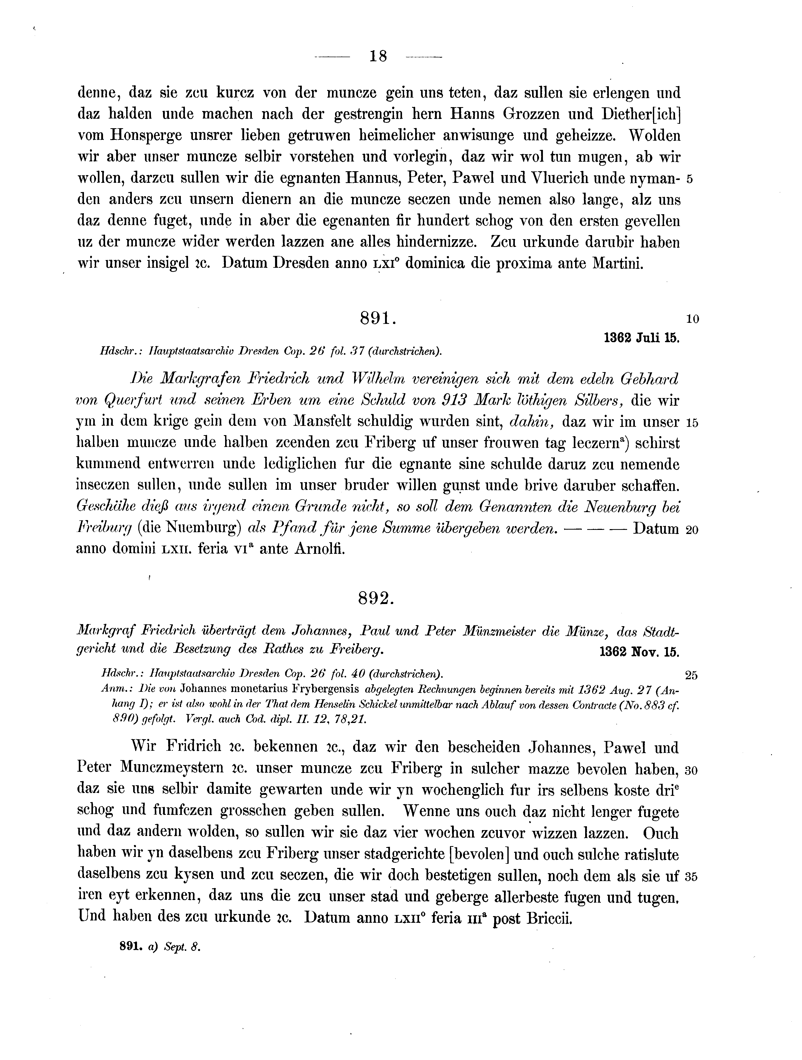 Historische Urkunde Seite 18 aus Band cds2_13