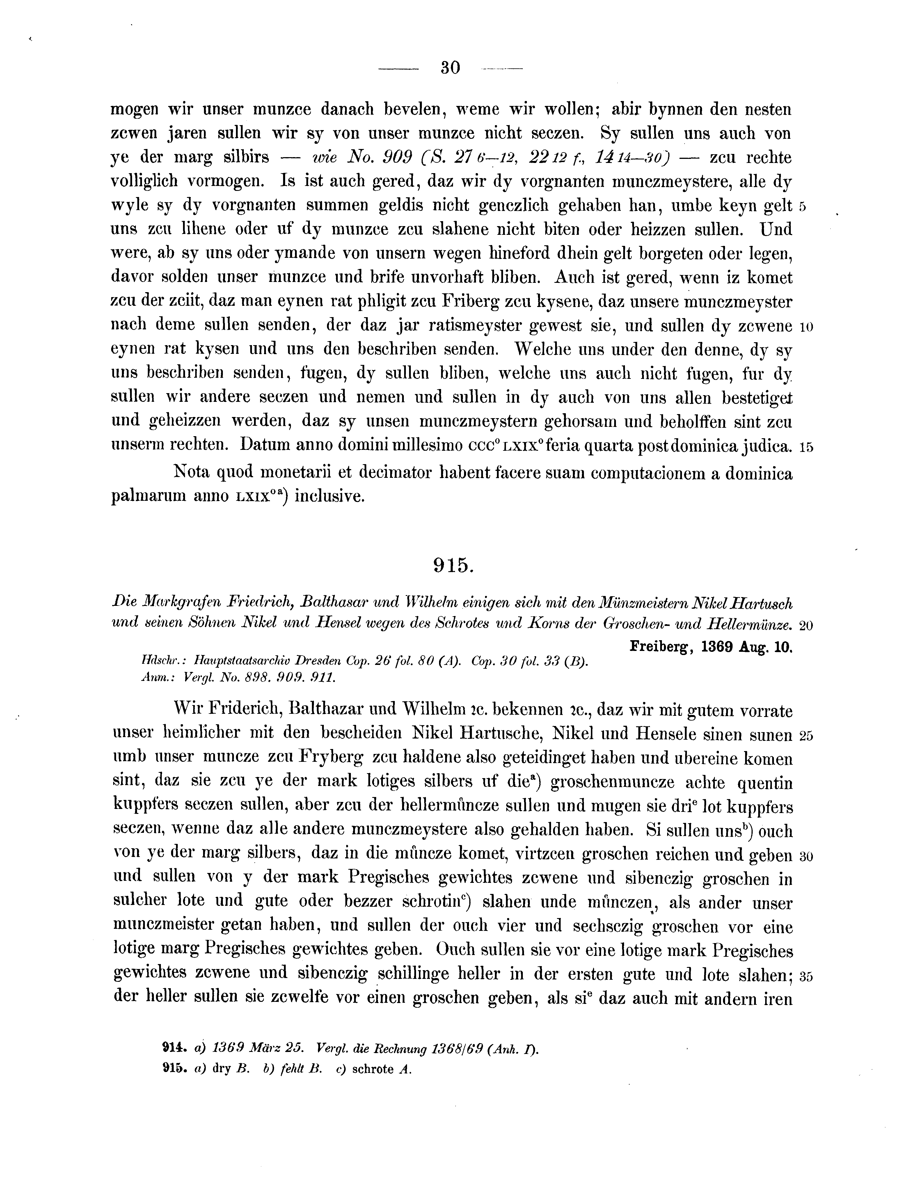 Historische Urkunde Seite 30 aus Band cds2_13