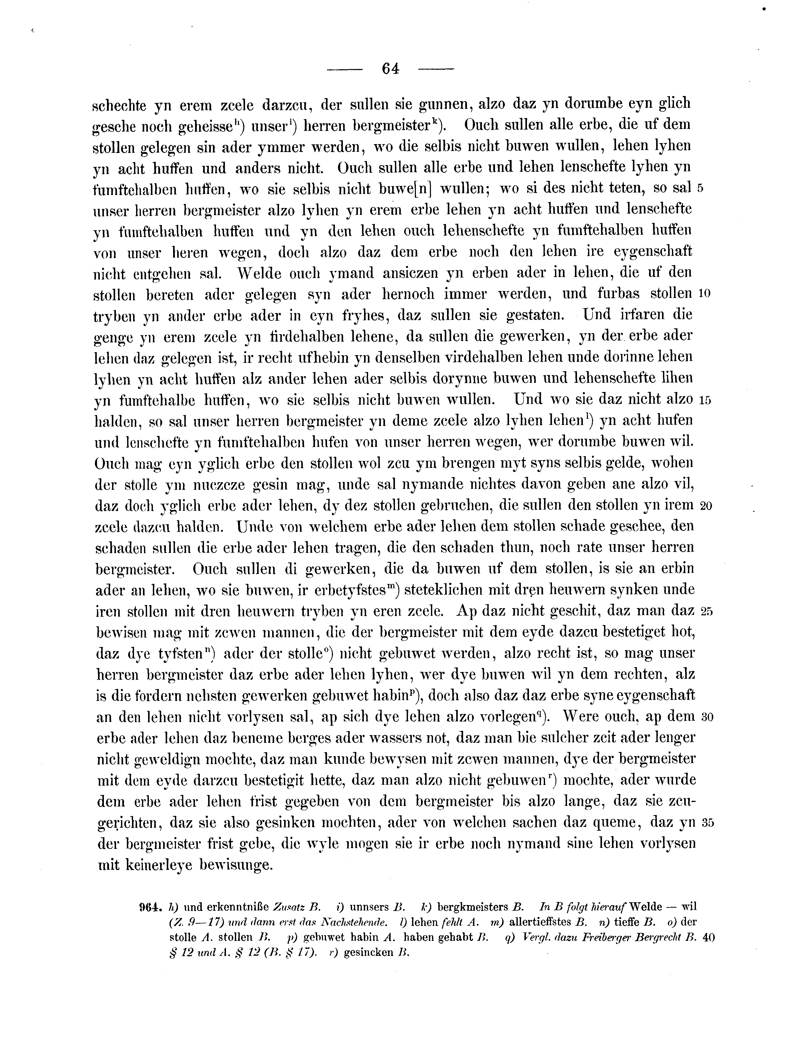 Historische Urkunde Seite 64 aus Band cds2_13