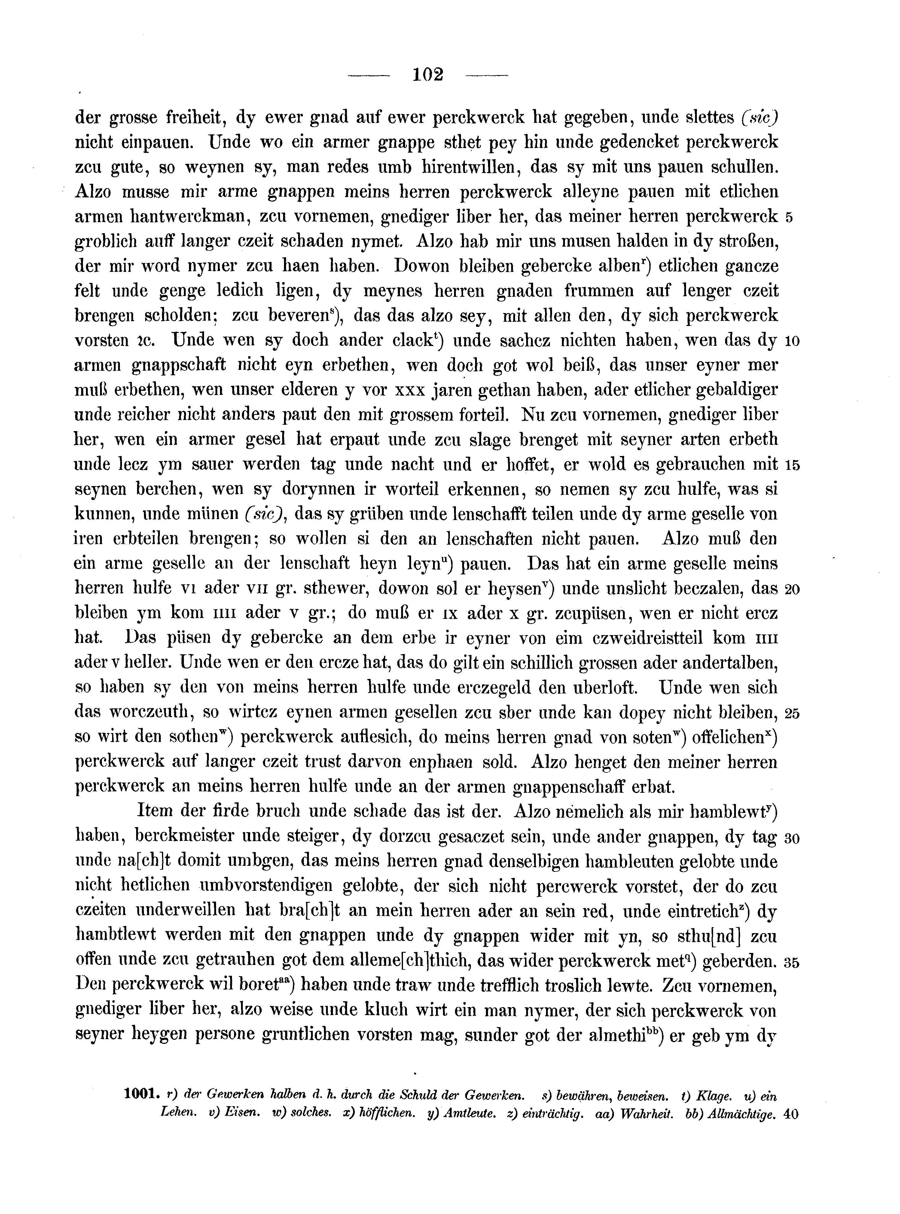 Historische Urkunde Seite 102 aus Band cds2_13