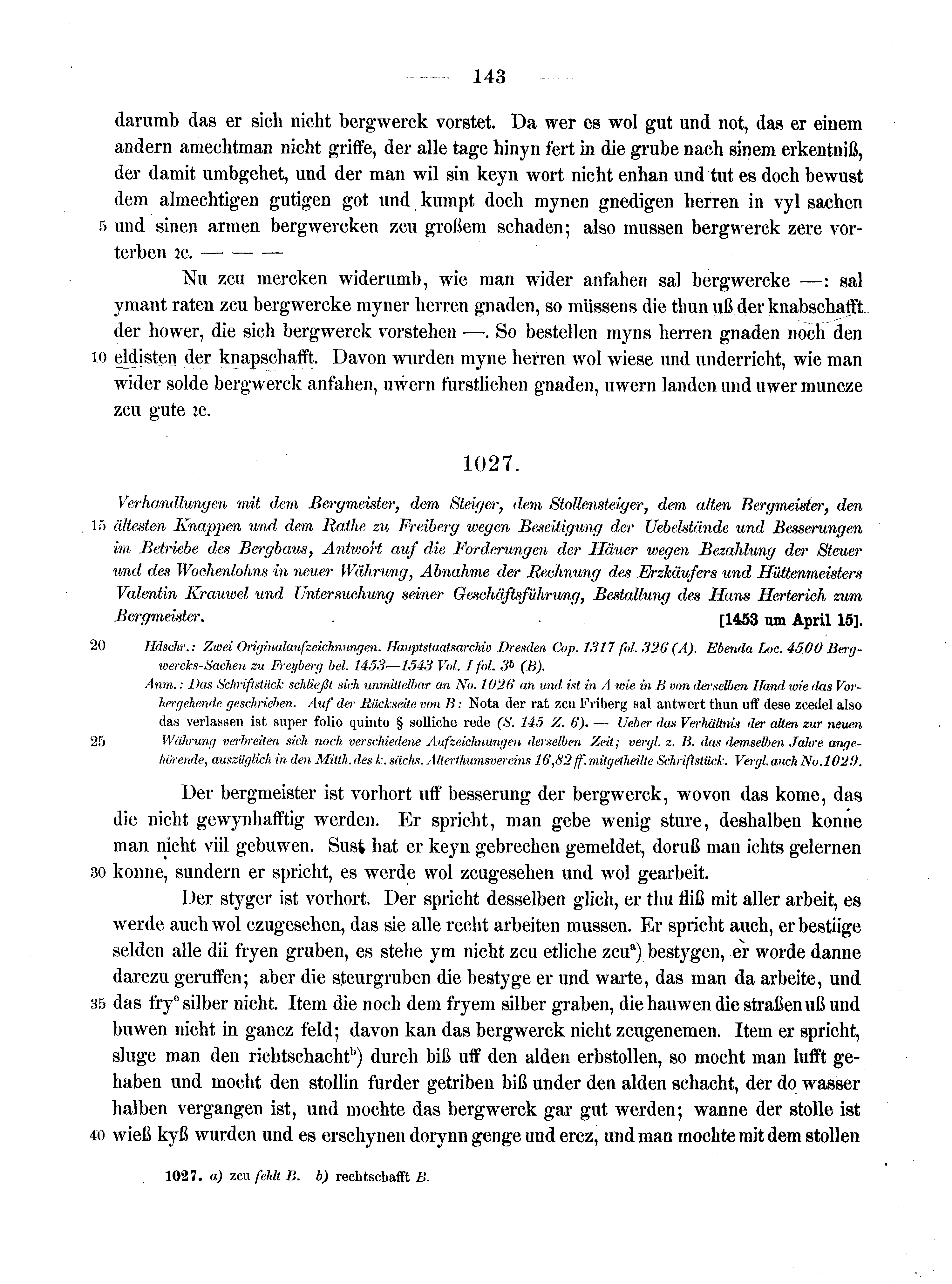 Historische Urkunde Seite 143 aus Band cds2_13