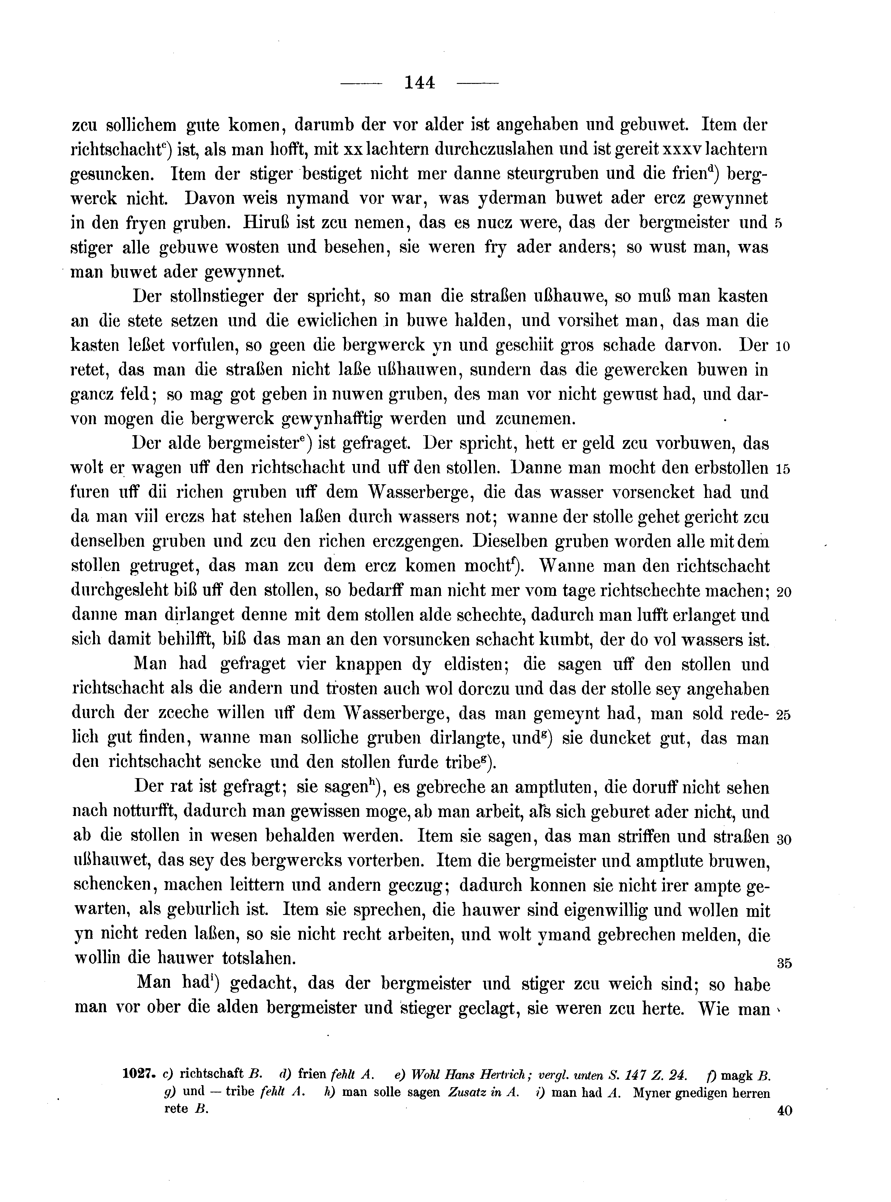 Historische Urkunde Seite 144 aus Band cds2_13