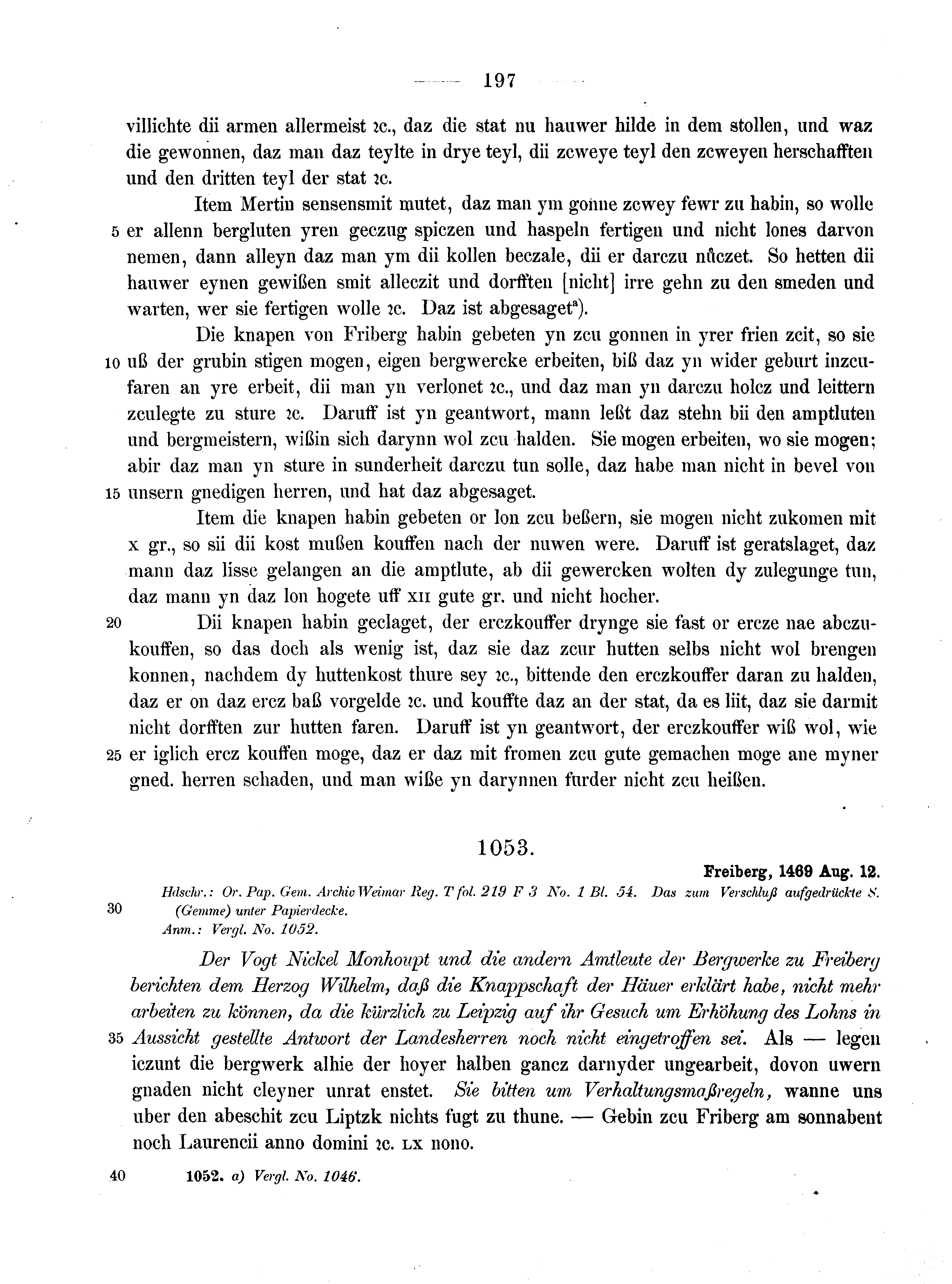 Historische Urkunde Seite 197 aus Band cds2_13