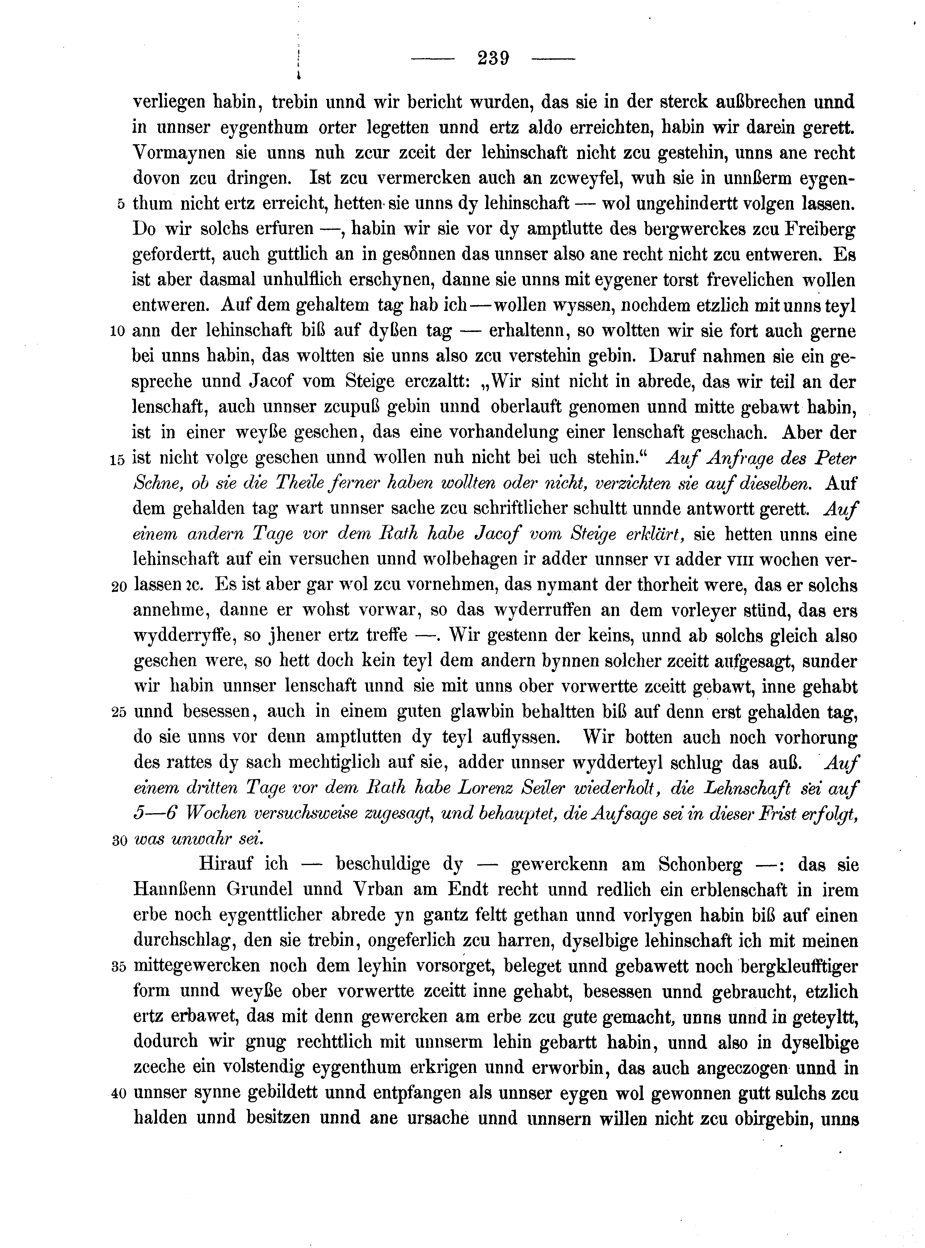 Historische Urkunde Seite 239 aus Band cds2_13