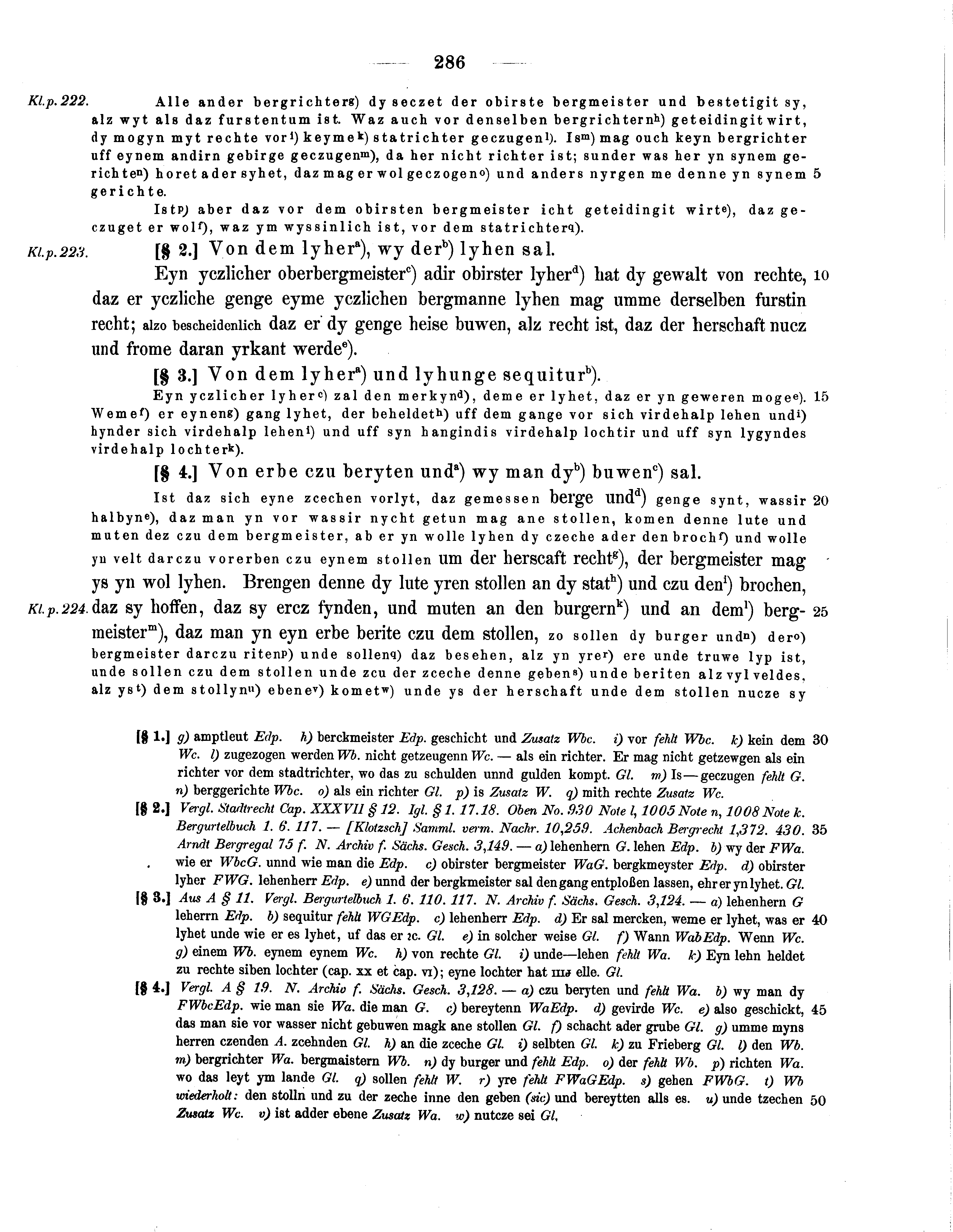 Historische Urkunde Seite 286 aus Band cds2_13