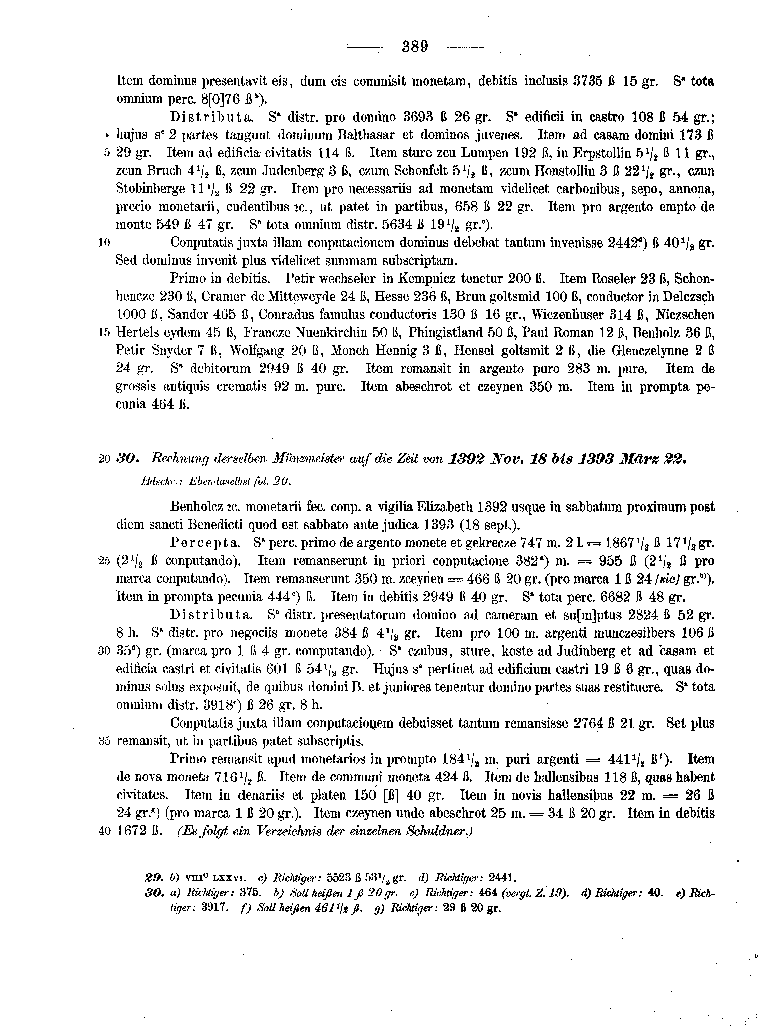 Historische Urkunde Seite 389 aus Band cds2_13