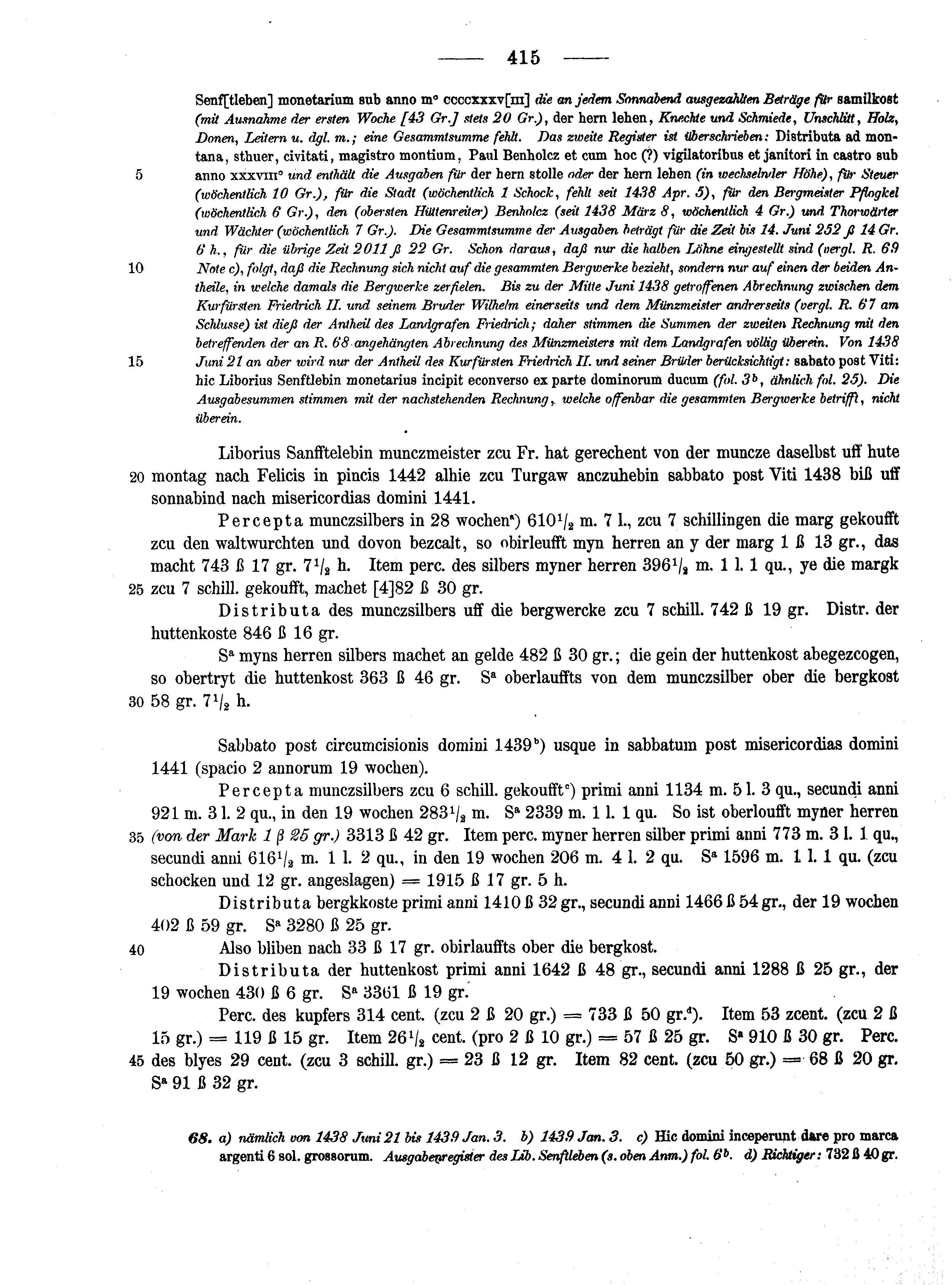 Historische Urkunde Seite 415 aus Band cds2_13