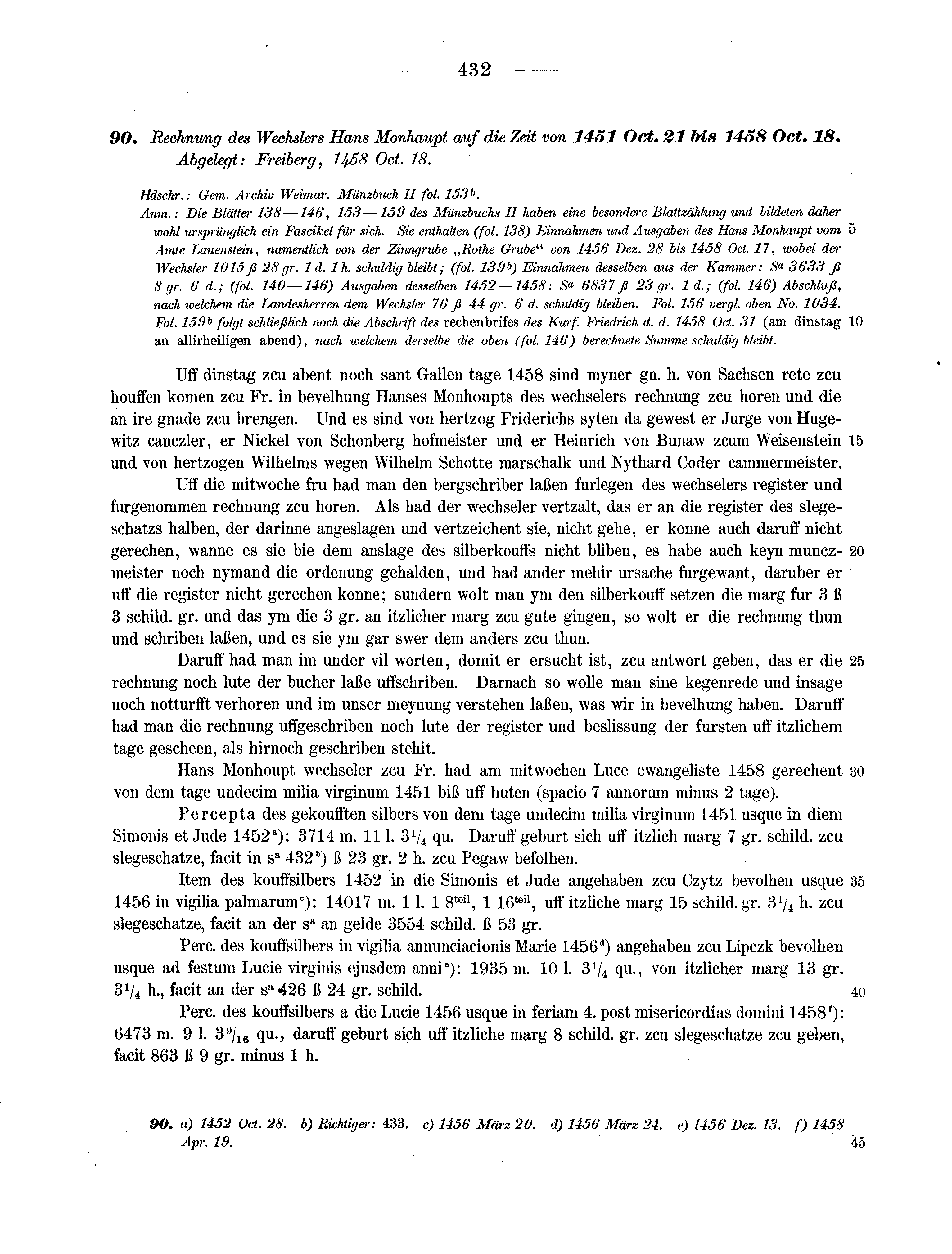 Historische Urkunde Seite 432 aus Band cds2_13