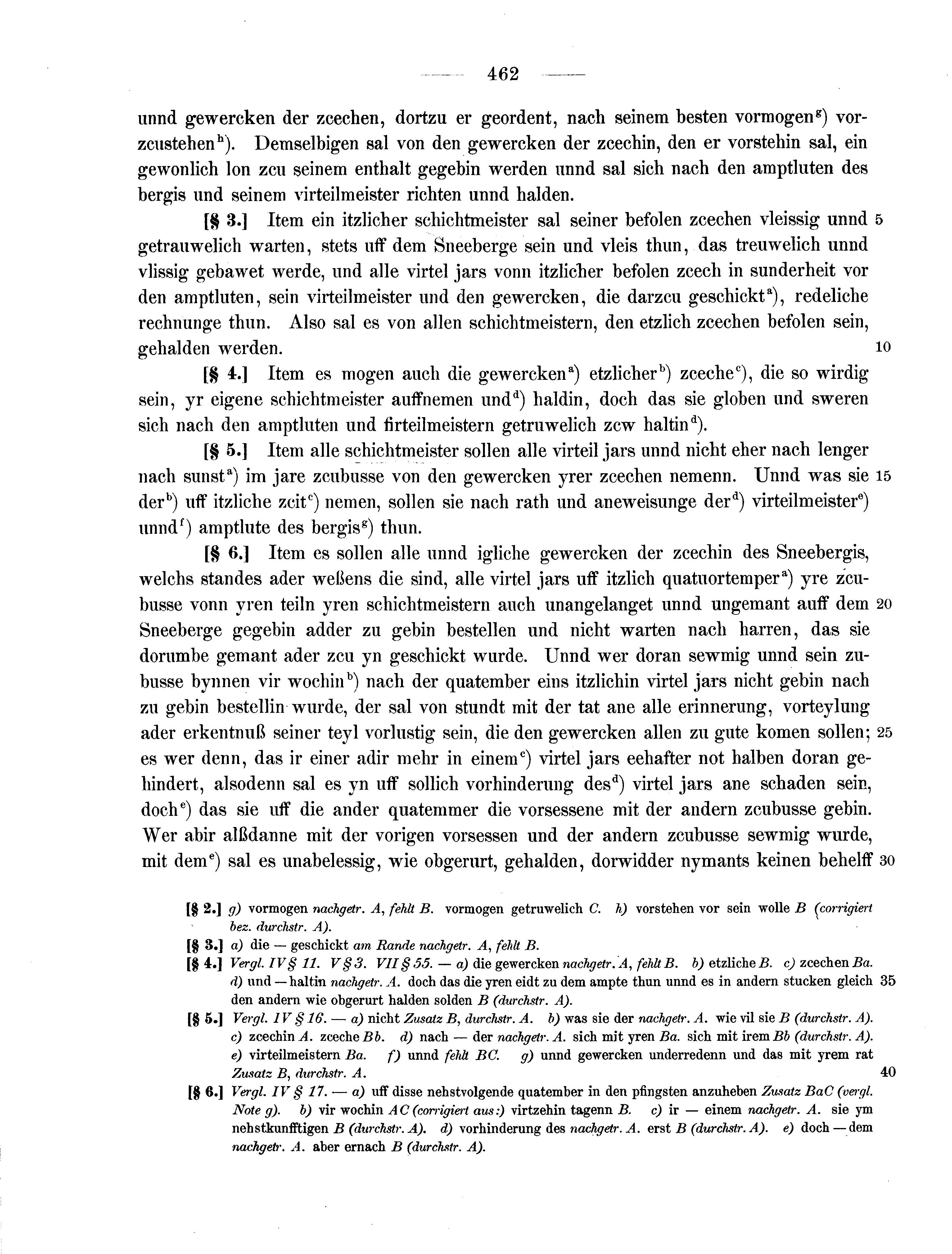 Historische Urkunde Seite 462 aus Band cds2_13