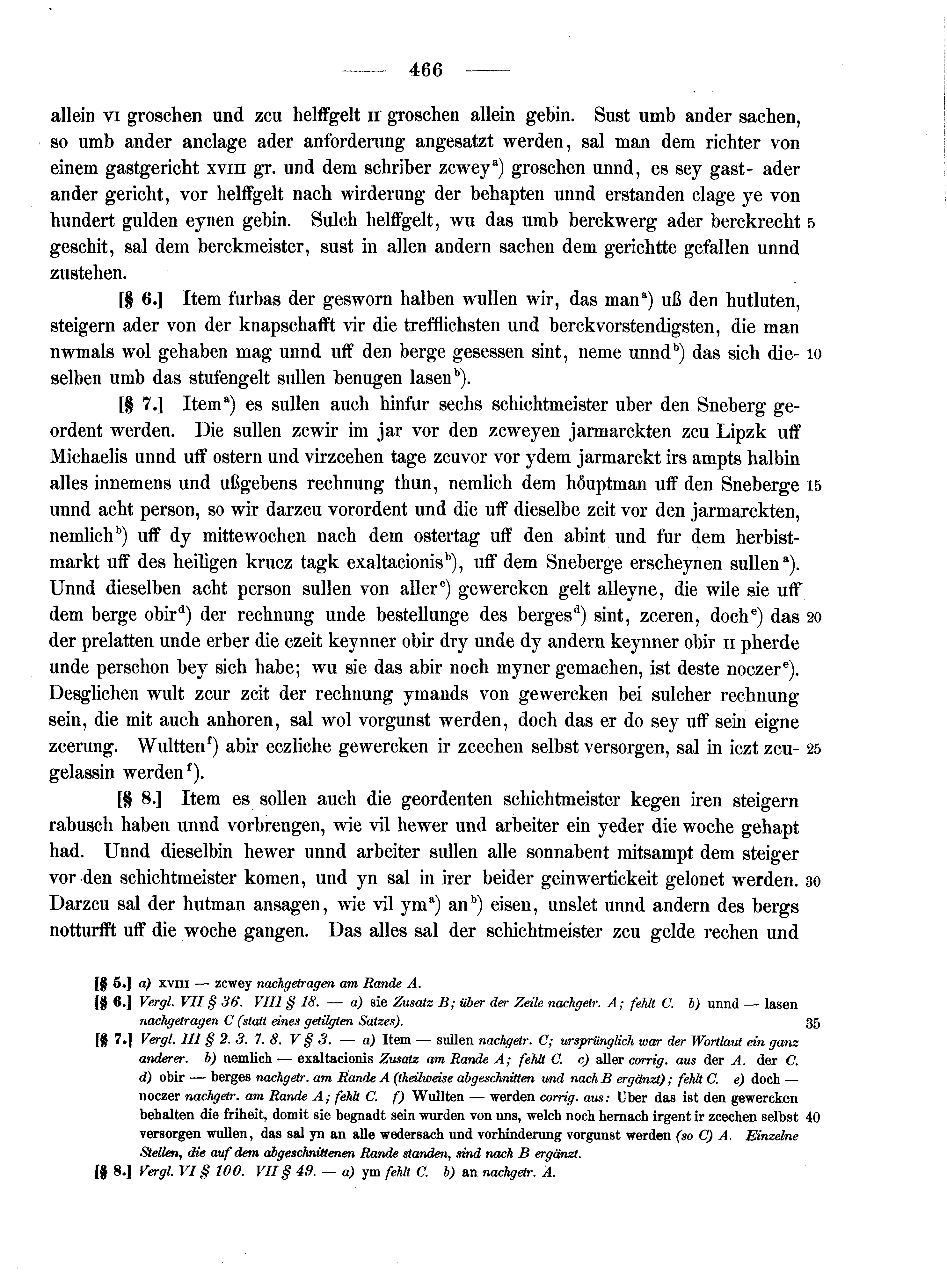 Historische Urkunde Seite 466 aus Band cds2_13