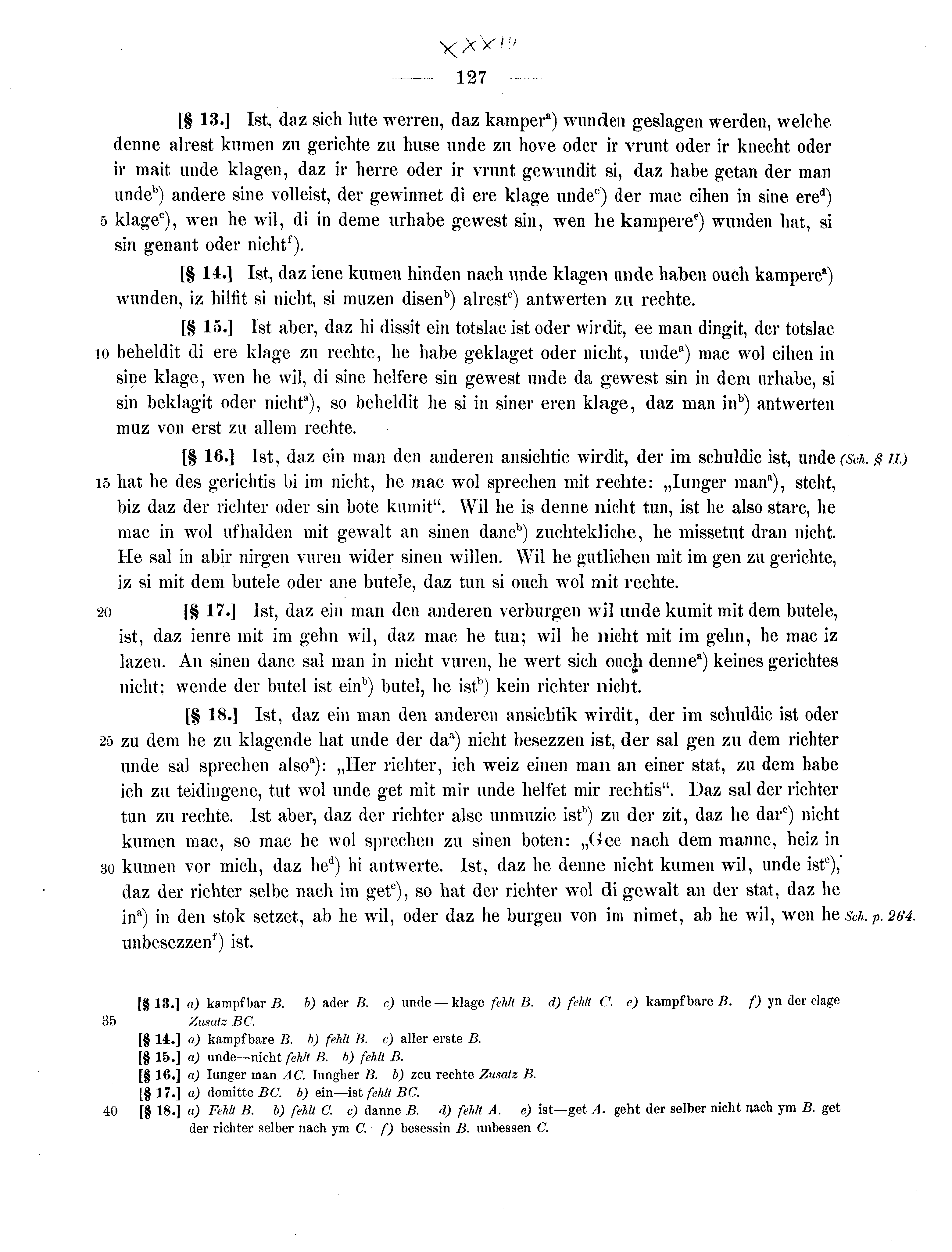 Historische Urkunde Seite 127 aus Band cds2_14