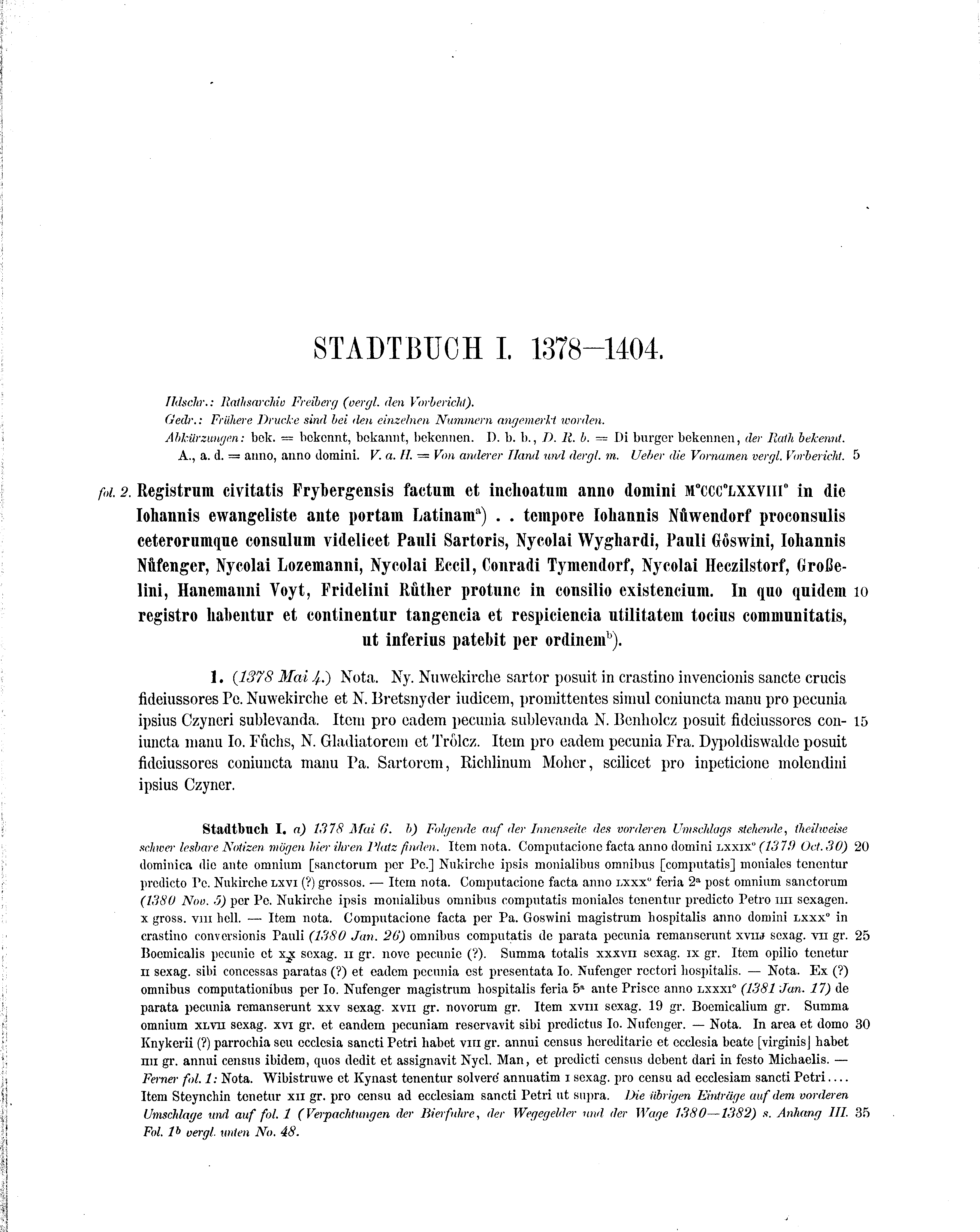 Historische Urkunde Seite 266 aus Band cds2_14