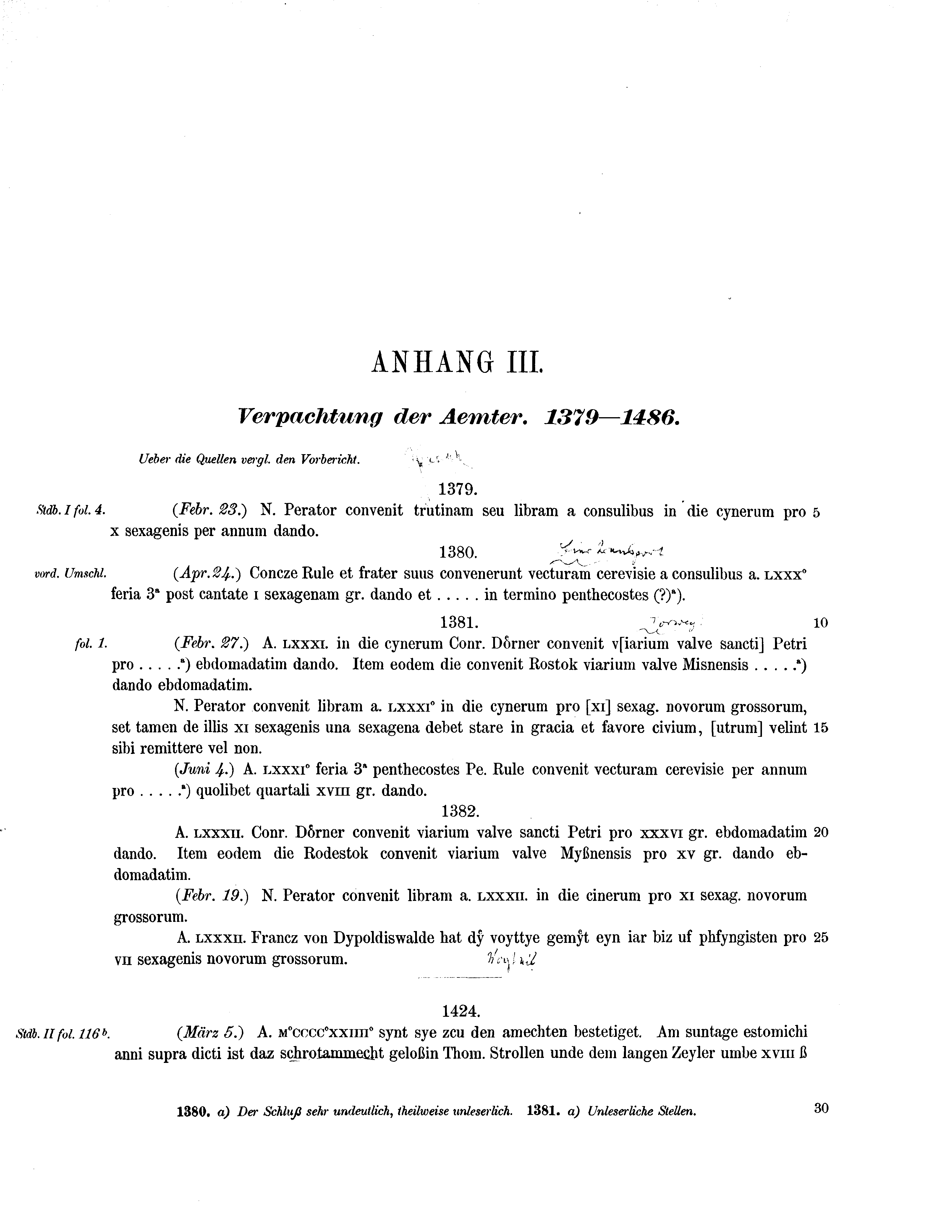 Historische Urkunde Seite 460 aus Band cds2_14