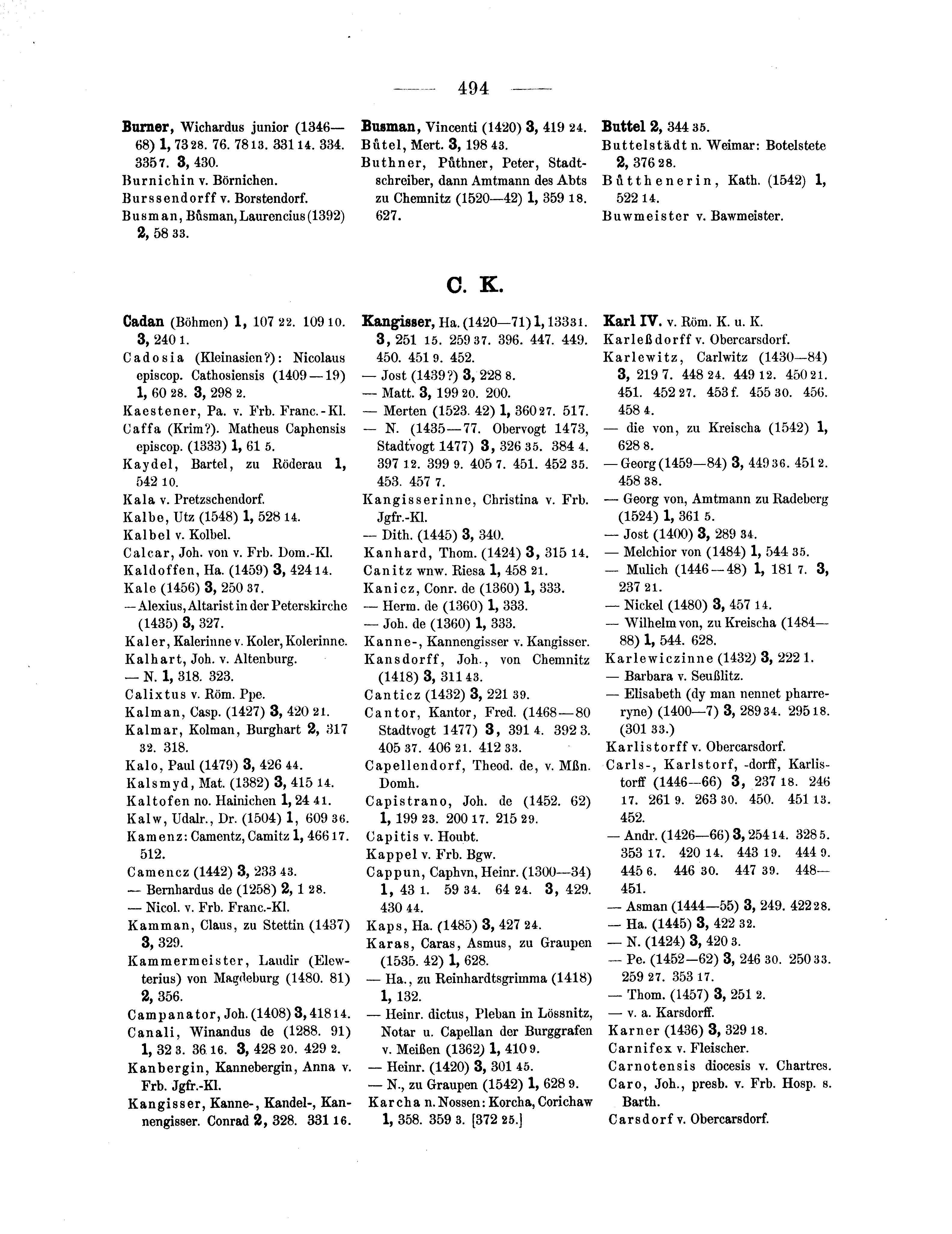 Historische Urkunde Seite 494 aus Band cds2_14