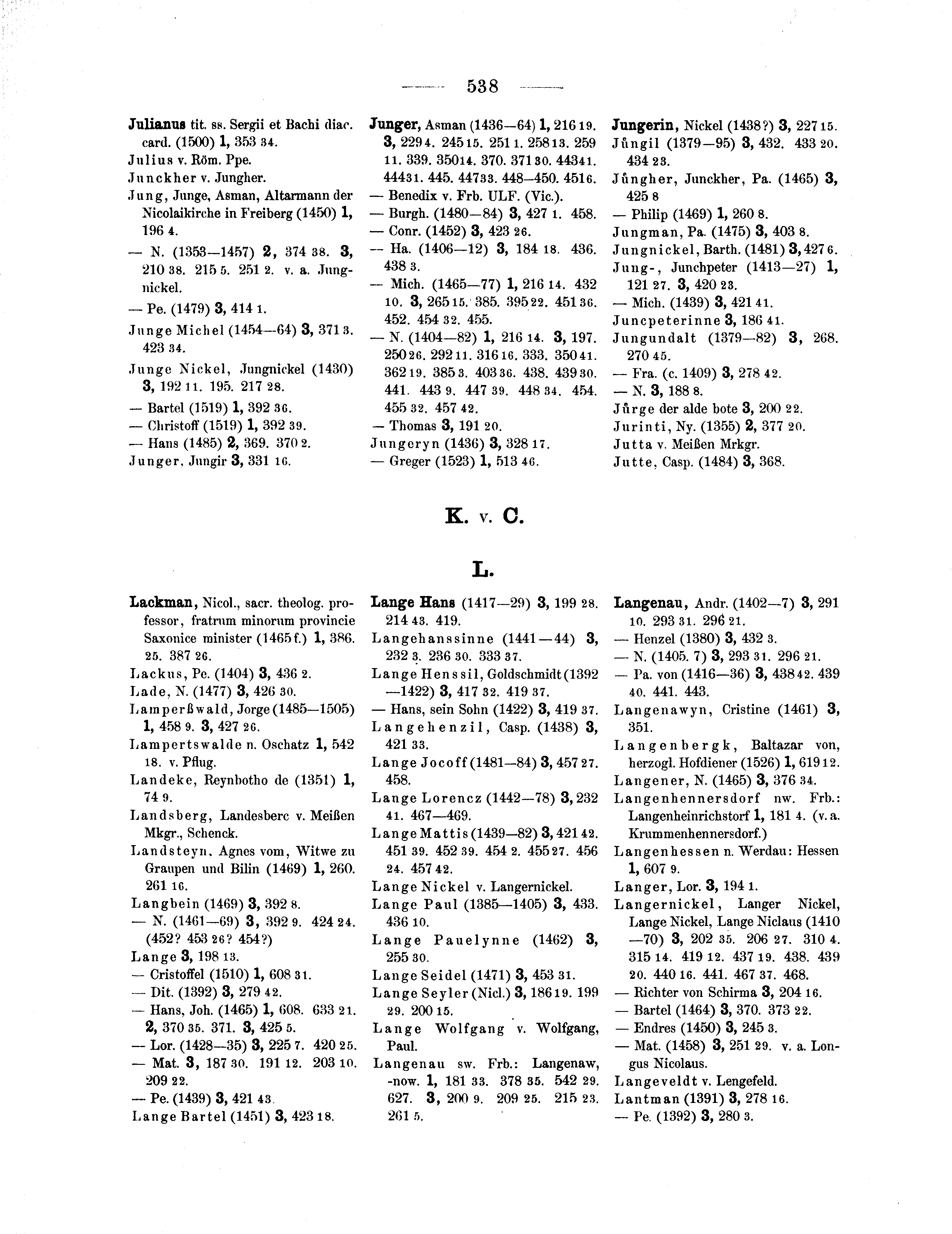 Historische Urkunde Seite 538 aus Band cds2_14