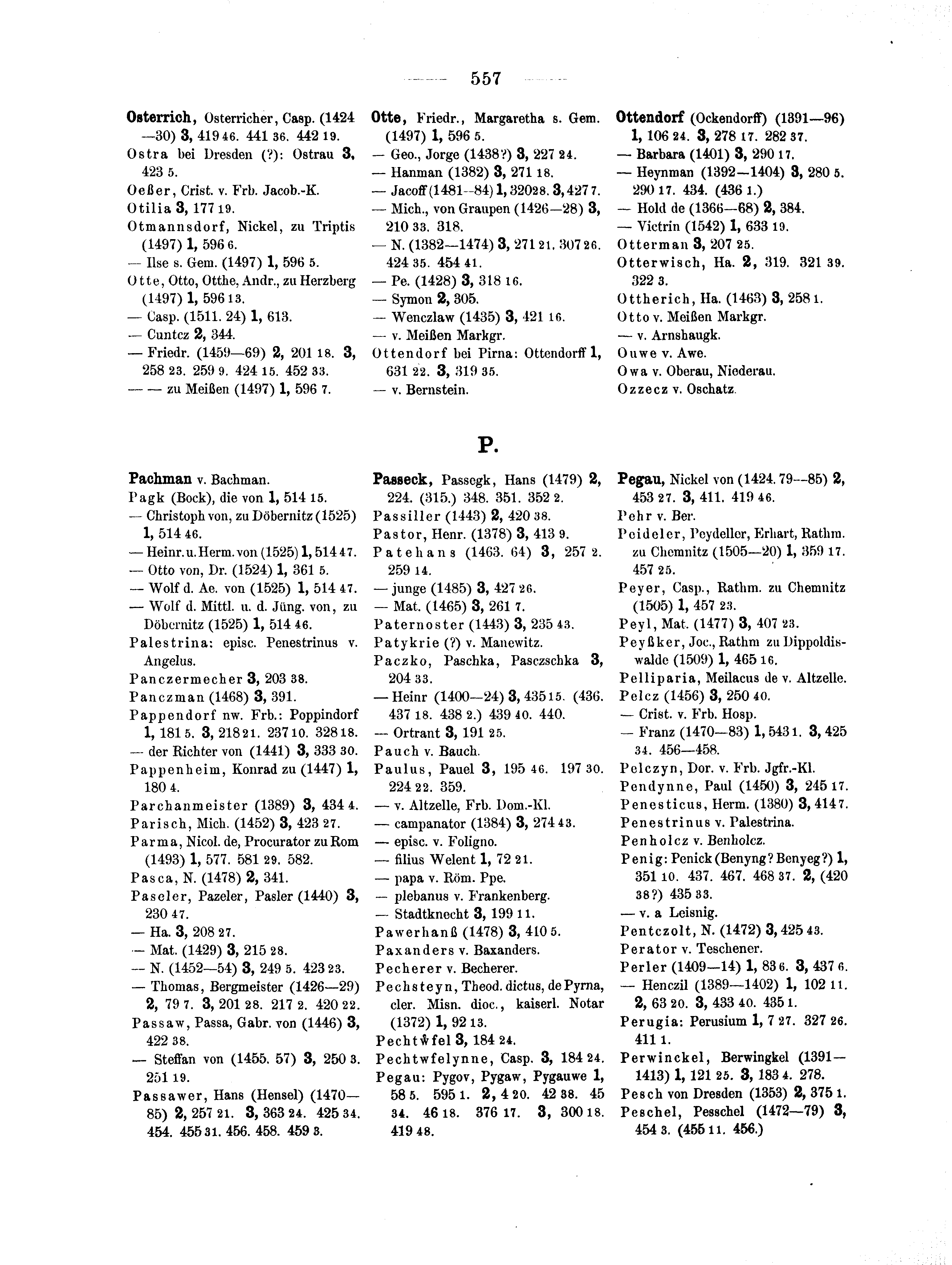 Historische Urkunde Seite 557 aus Band cds2_14