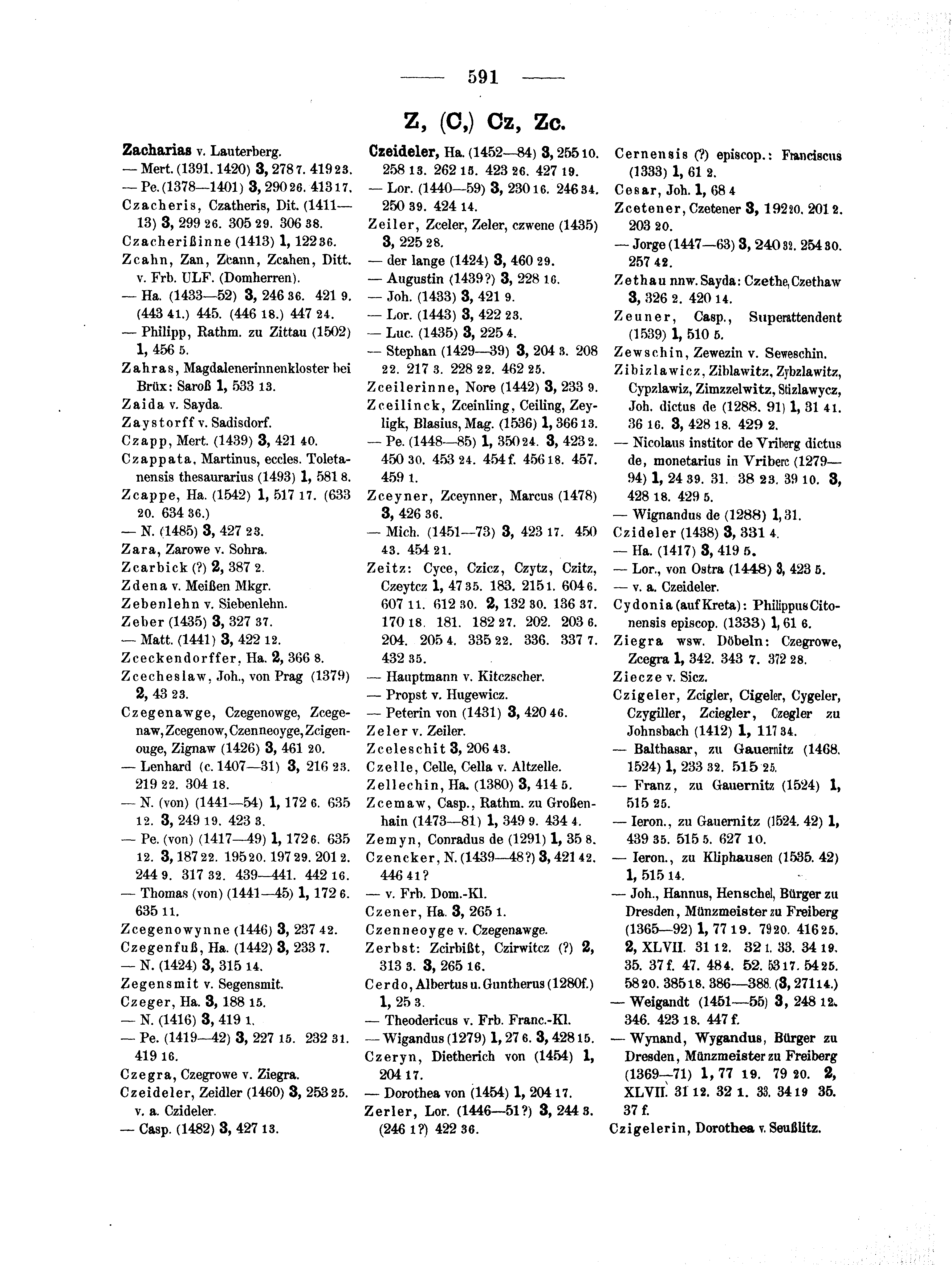 Historische Urkunde Seite 591 aus Band cds2_14