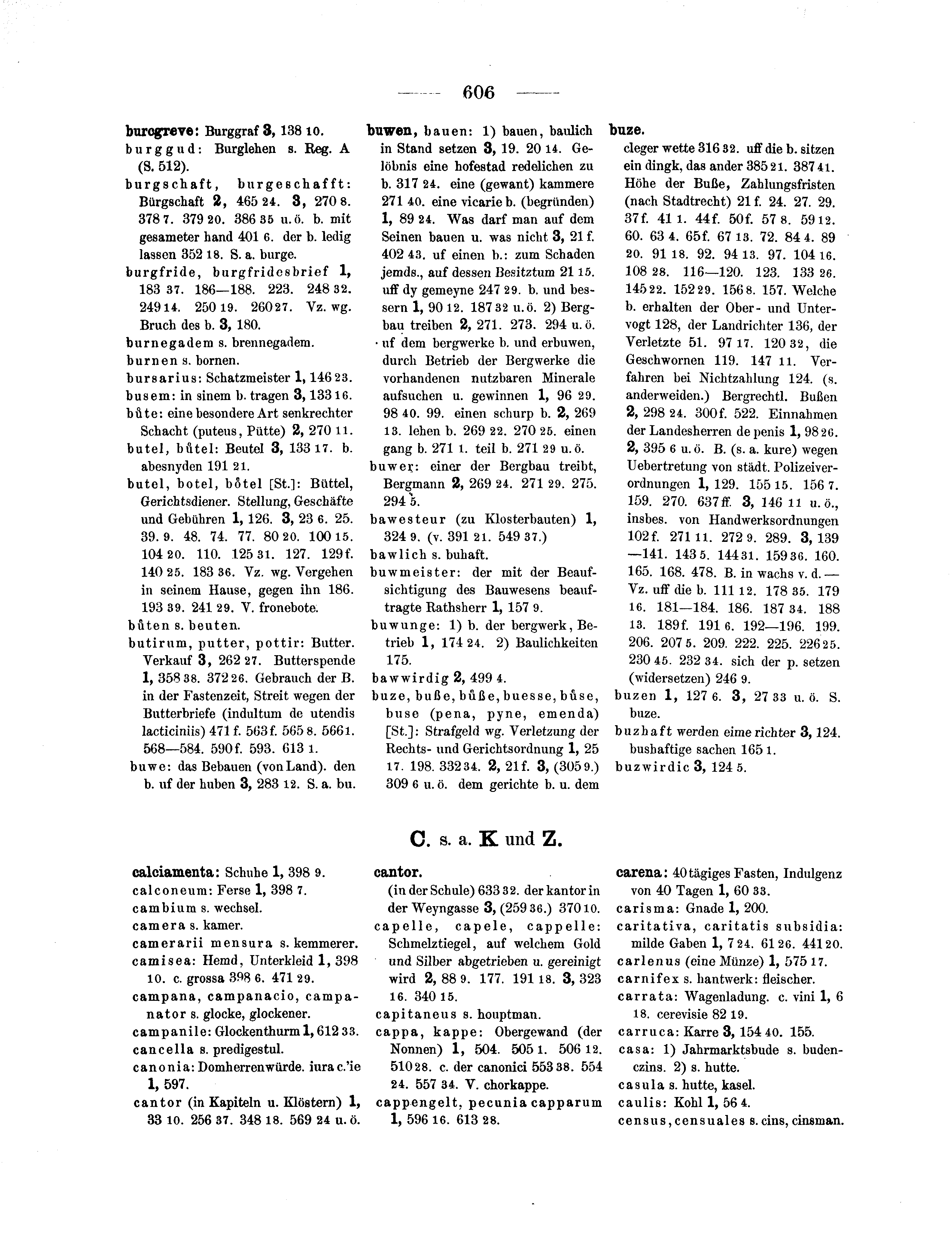 Historische Urkunde Seite 606 aus Band cds2_14