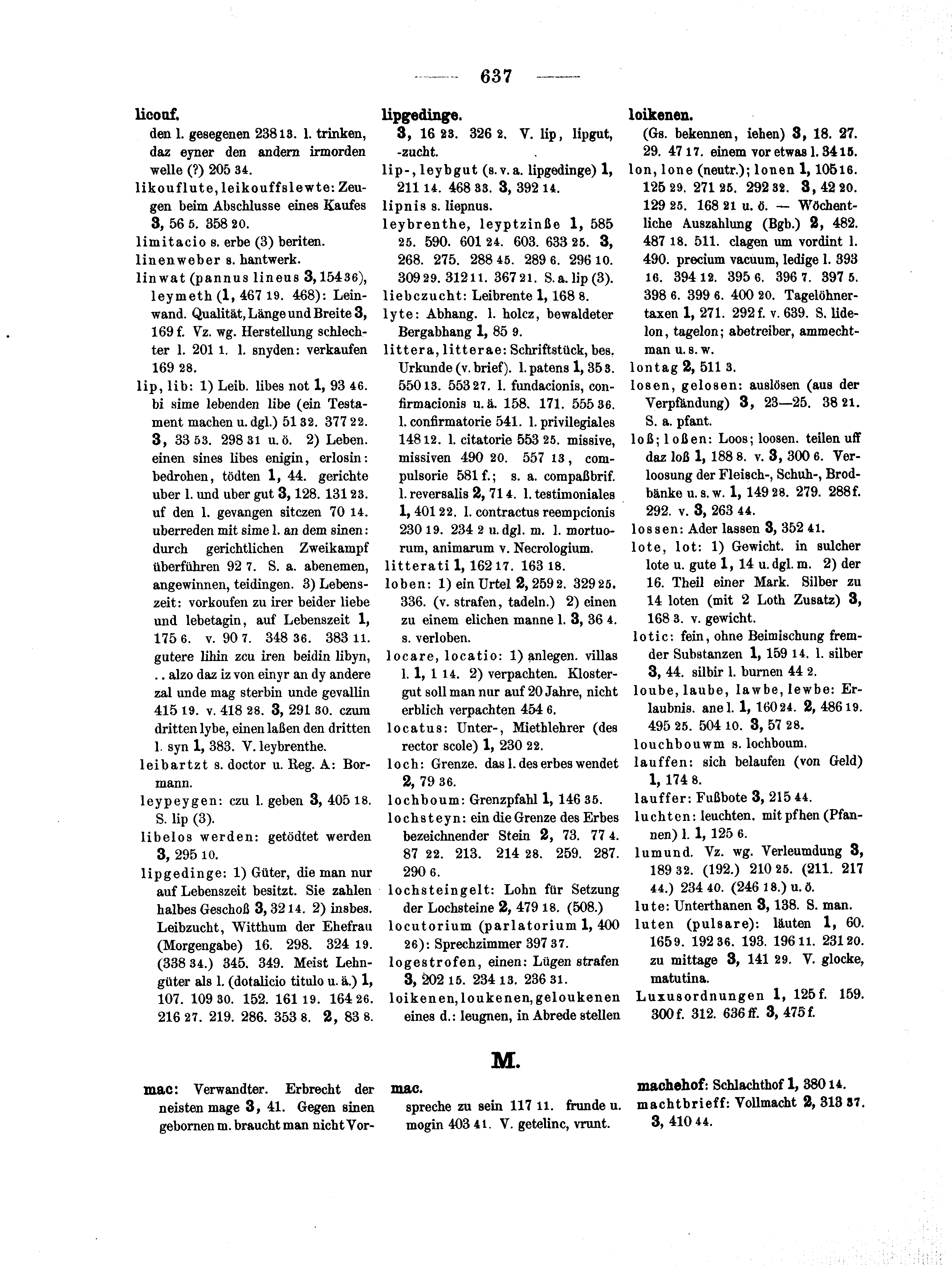 Historische Urkunde Seite 637 aus Band cds2_14