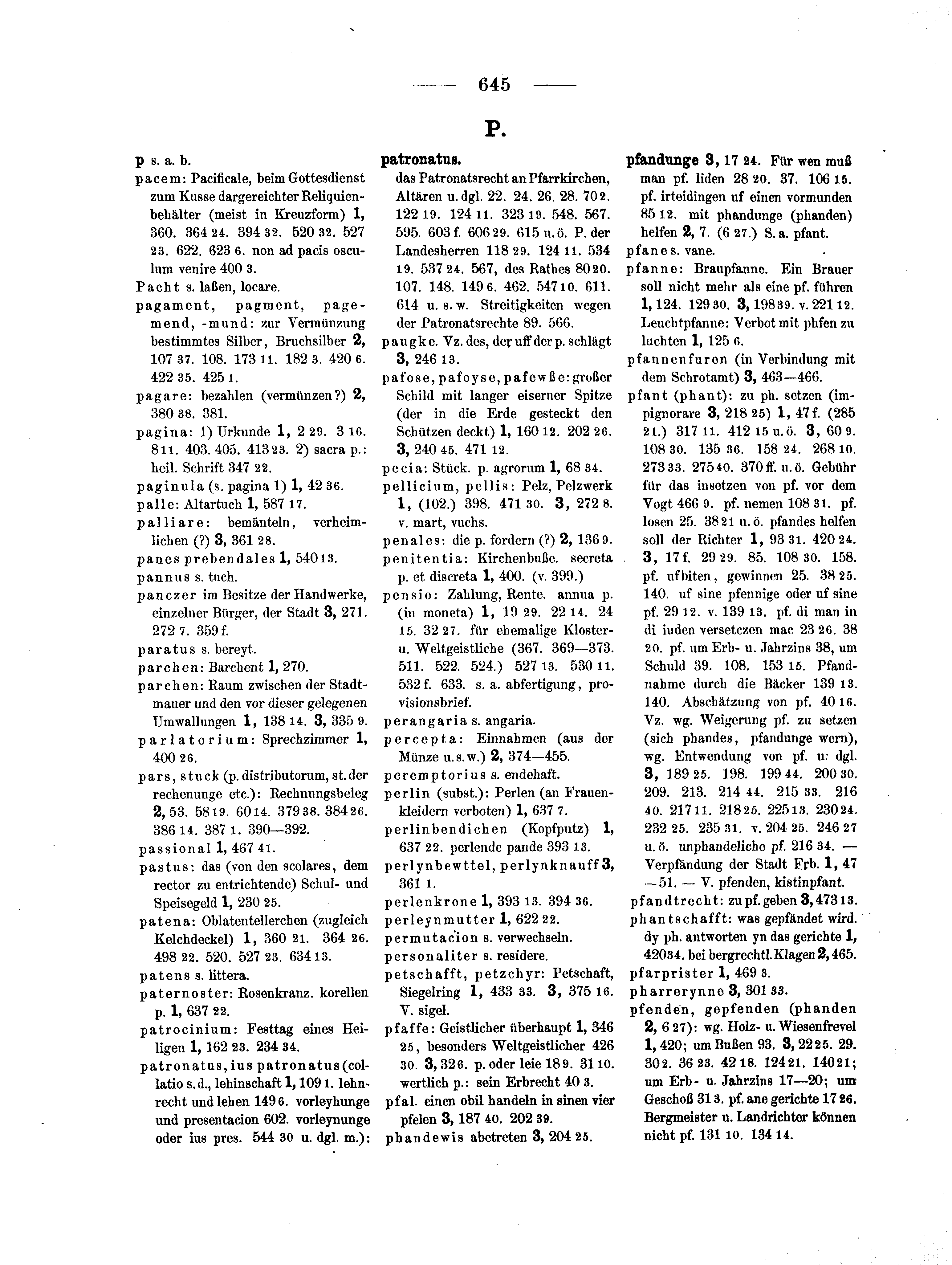 Historische Urkunde Seite 645 aus Band cds2_14