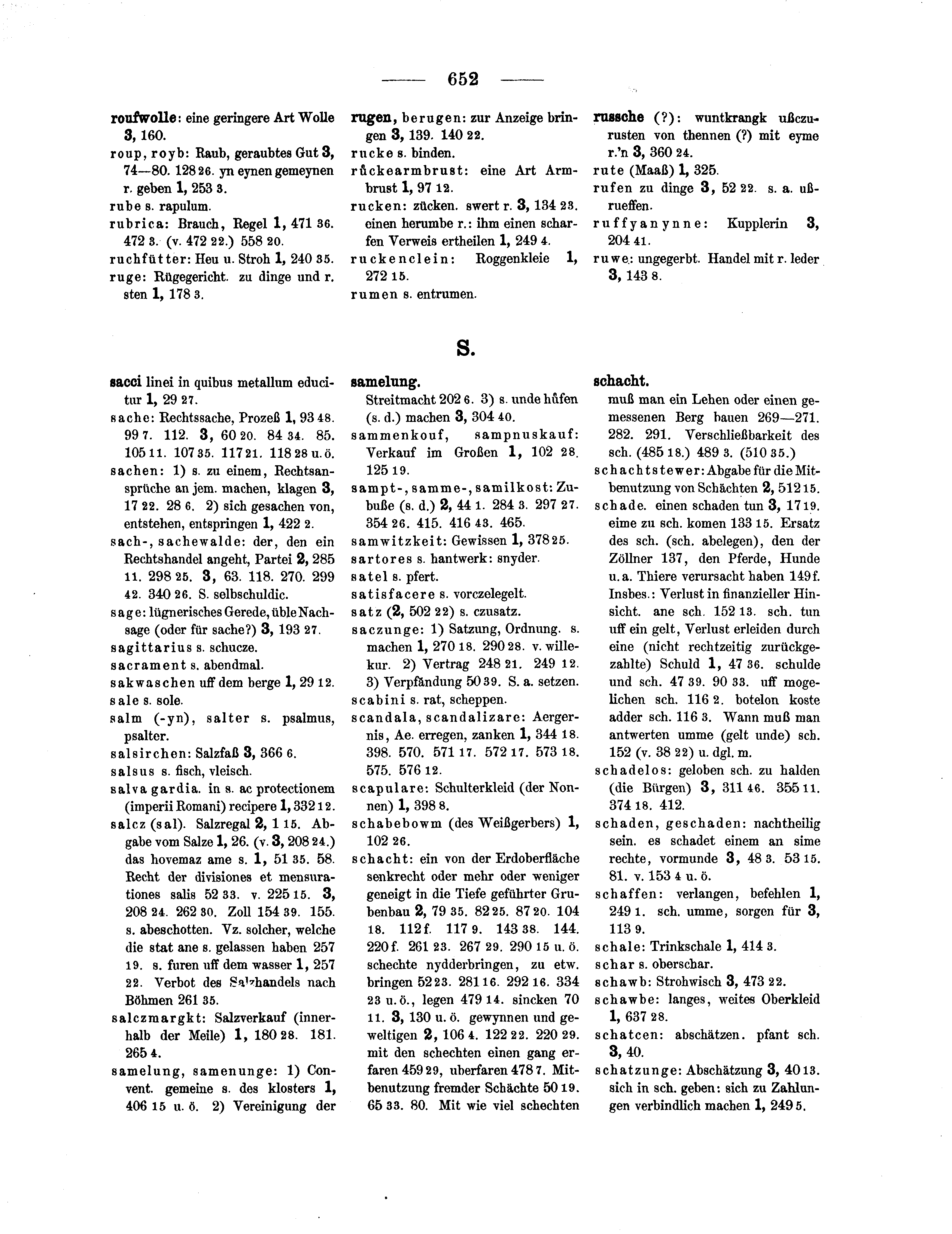 Historische Urkunde Seite 652 aus Band cds2_14