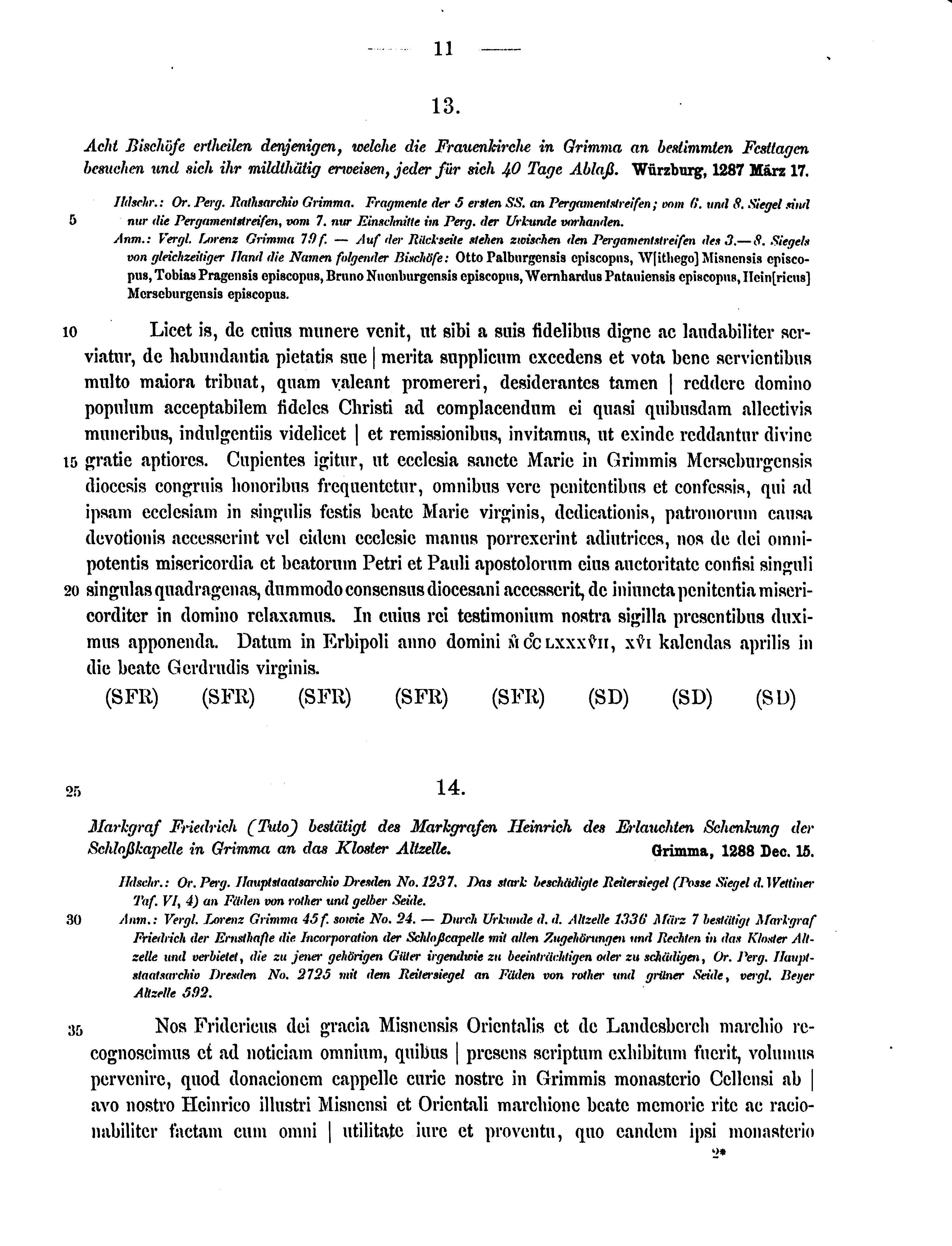 Historische Urkunde Seite 11 aus Band cds2_15
