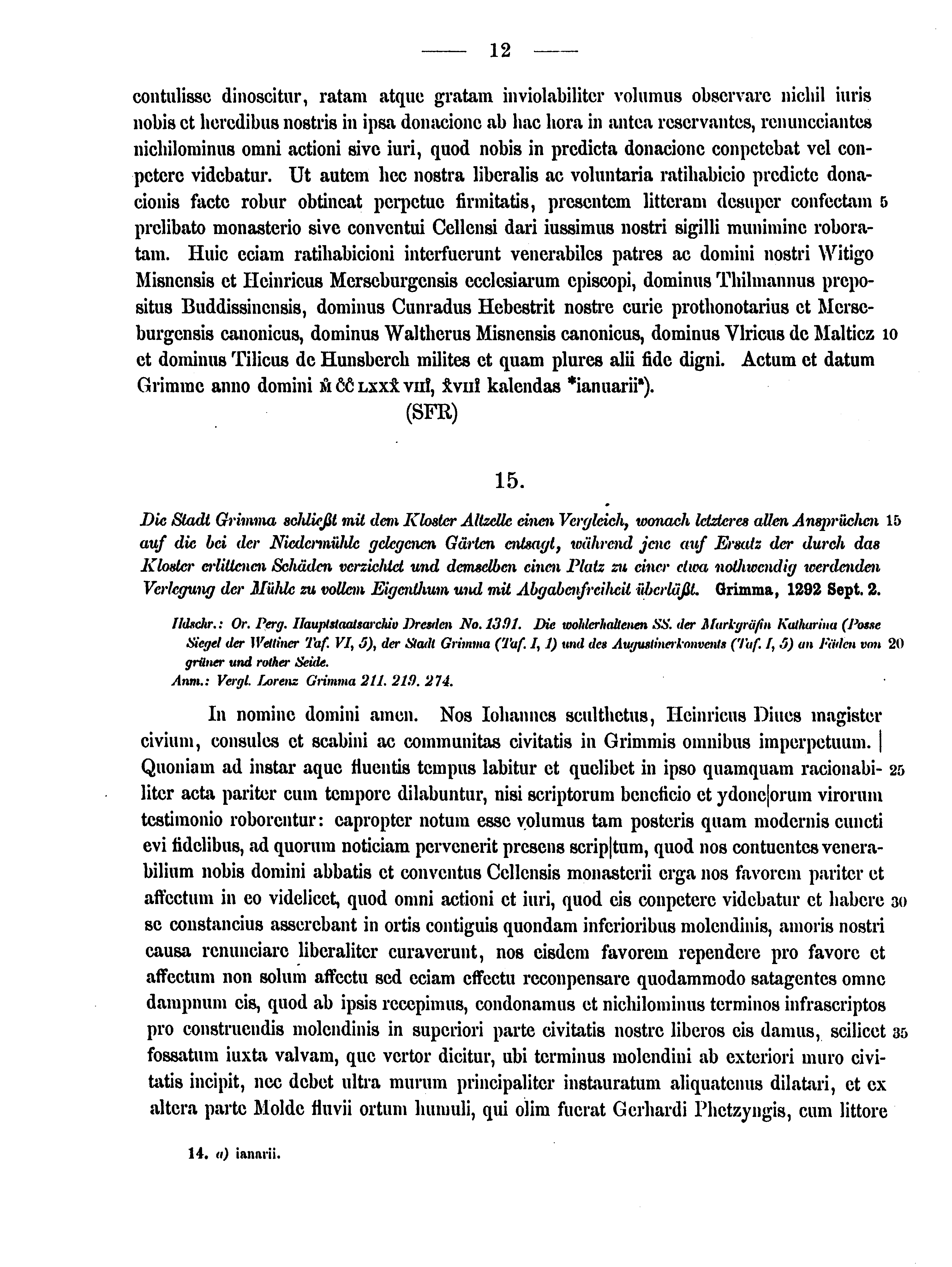 Historische Urkunde Seite 12 aus Band cds2_15