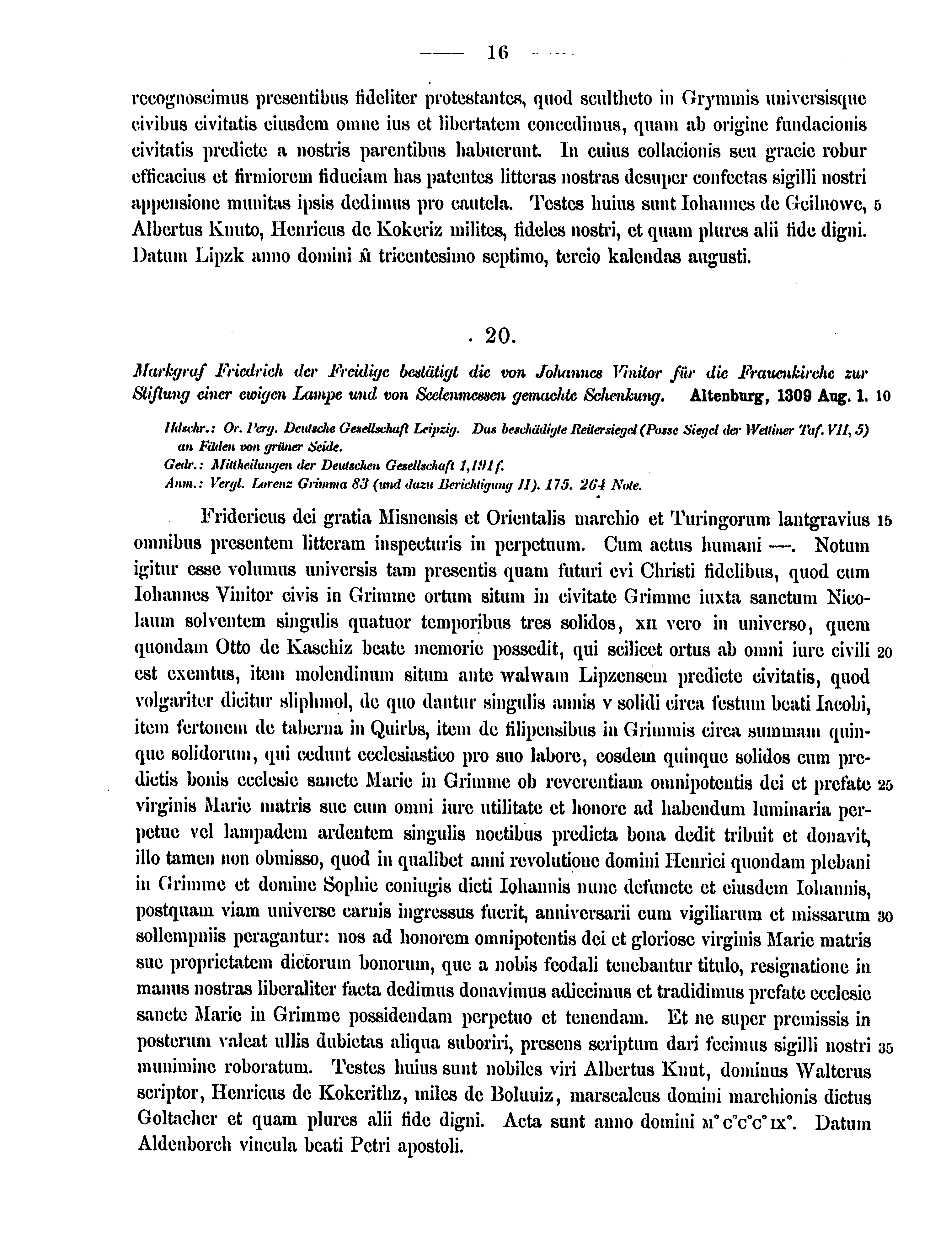 Historische Urkunde Seite 16 aus Band cds2_15