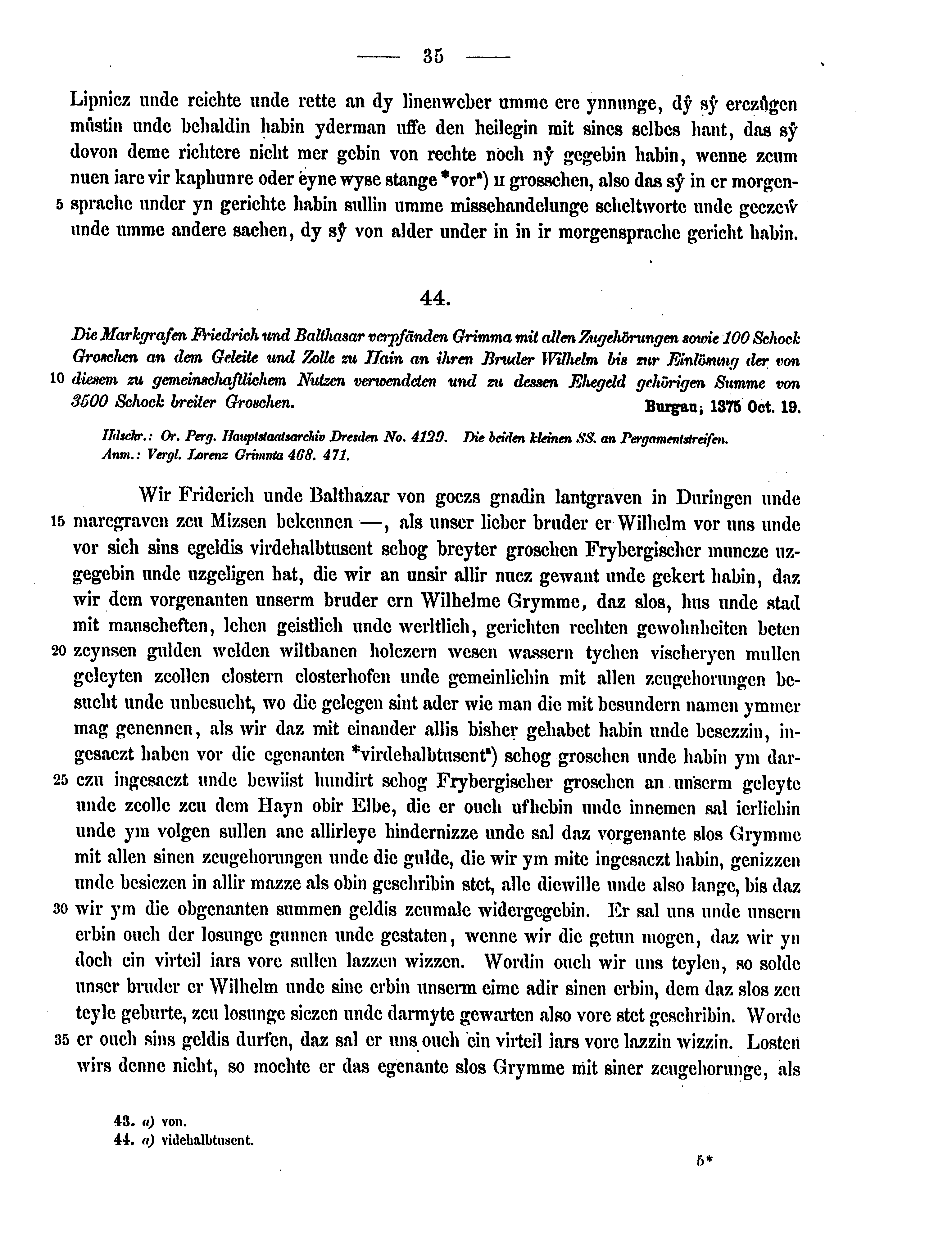 Historische Urkunde Seite 35 aus Band cds2_15