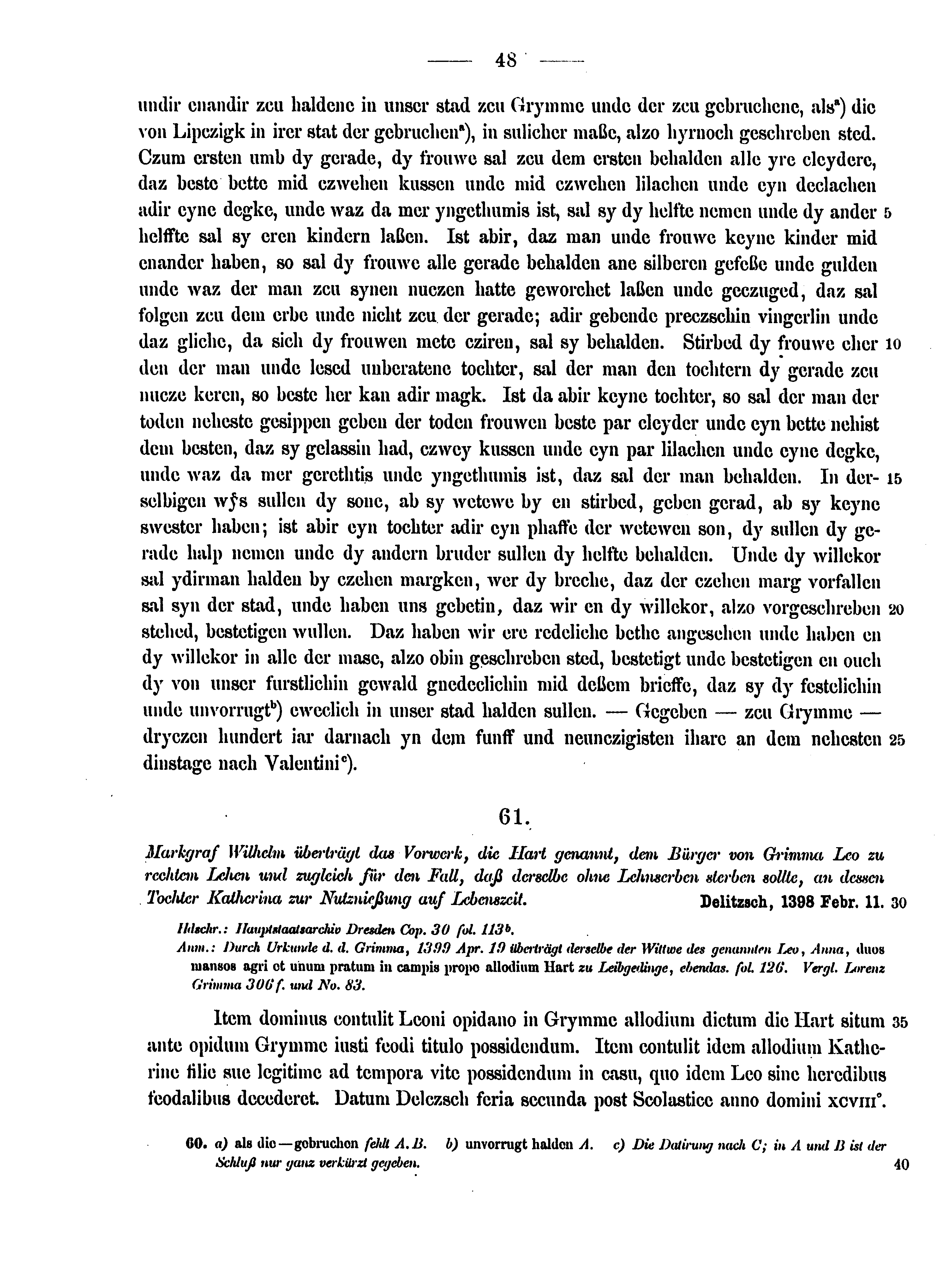 Historische Urkunde Seite 48 aus Band cds2_15