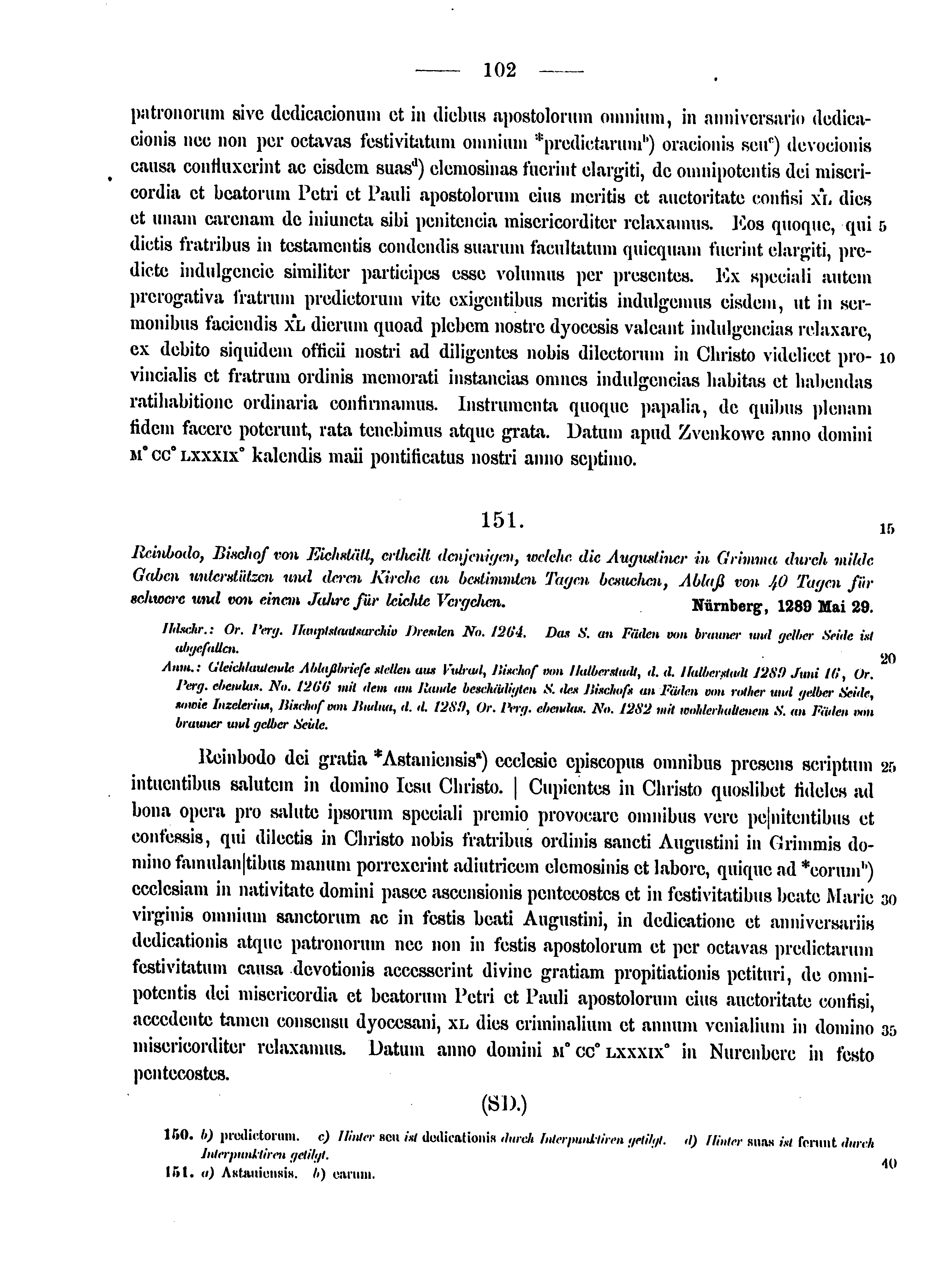 Historische Urkunde Seite 102 aus Band cds2_15