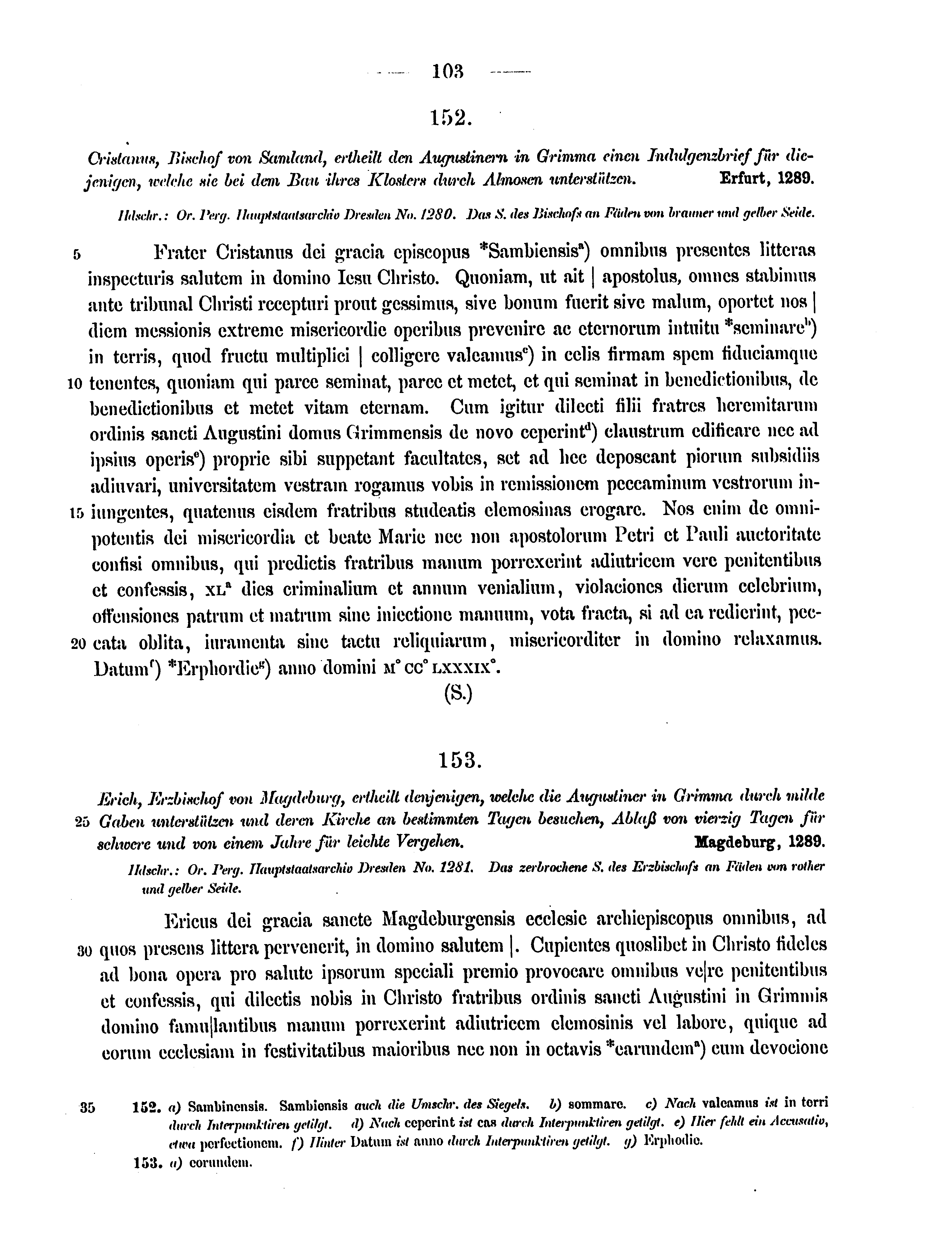 Historische Urkunde Seite 103 aus Band cds2_15