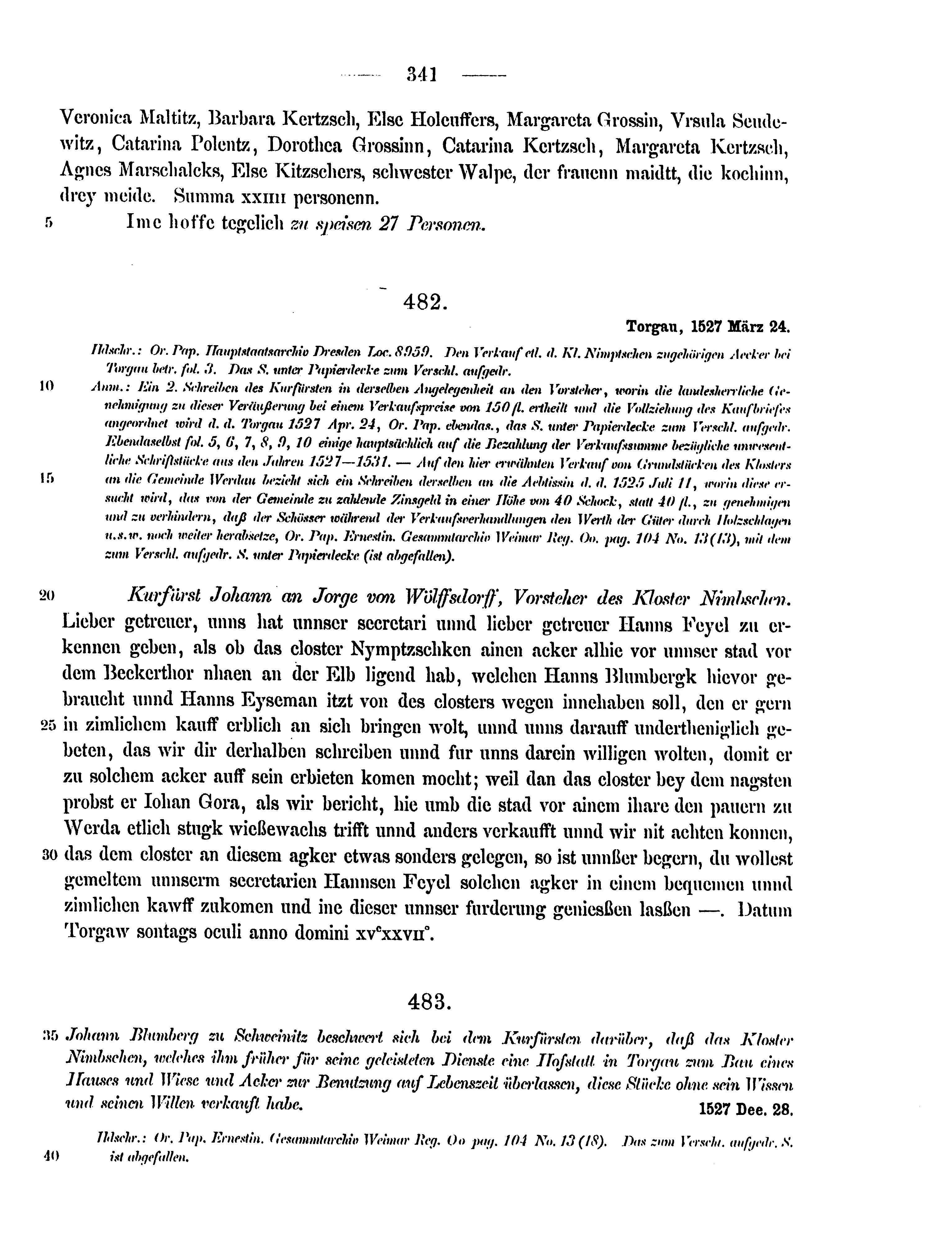 Historische Urkunde Seite 341 aus Band cds2_15