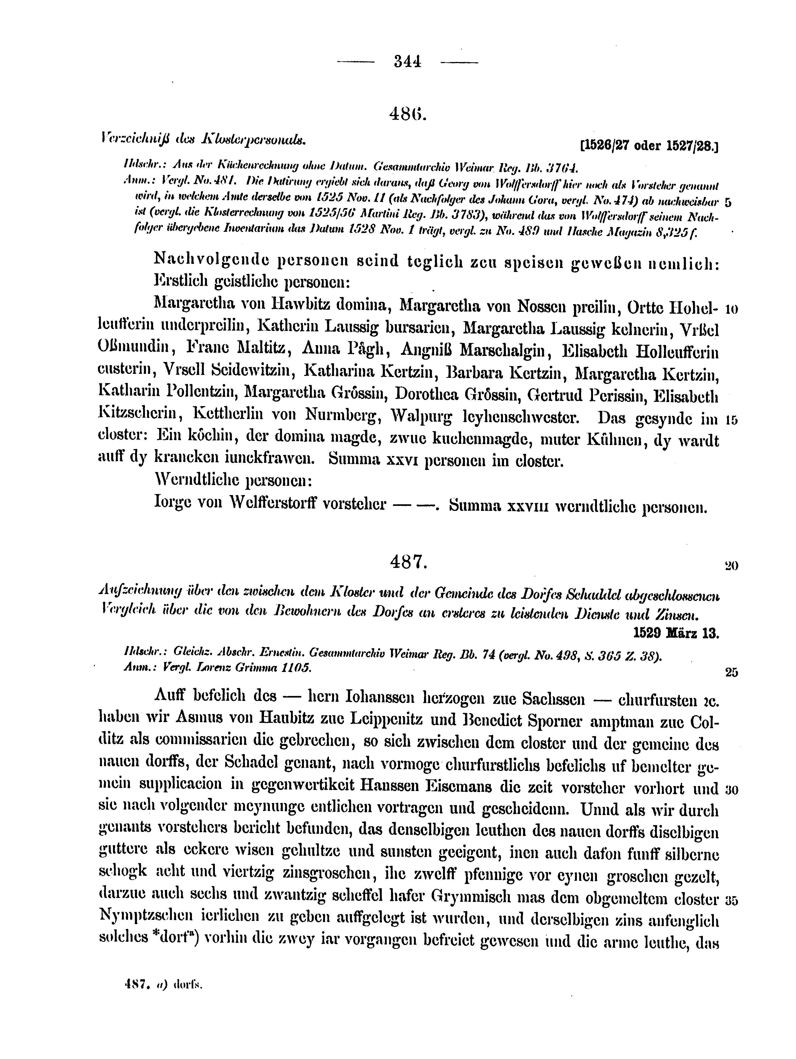 Historische Urkunde Seite 344 aus Band cds2_15