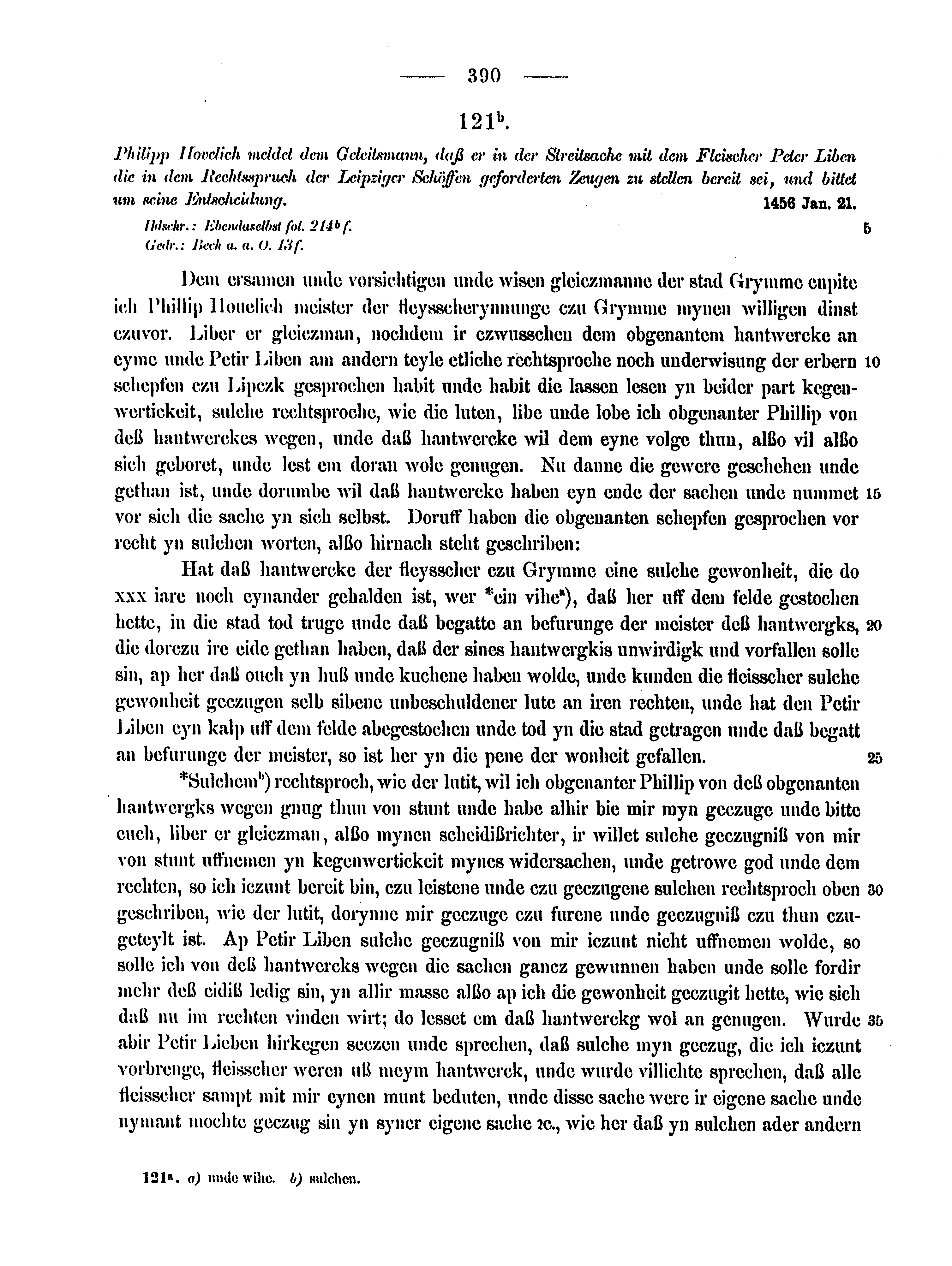 Historische Urkunde Seite 390 aus Band cds2_15