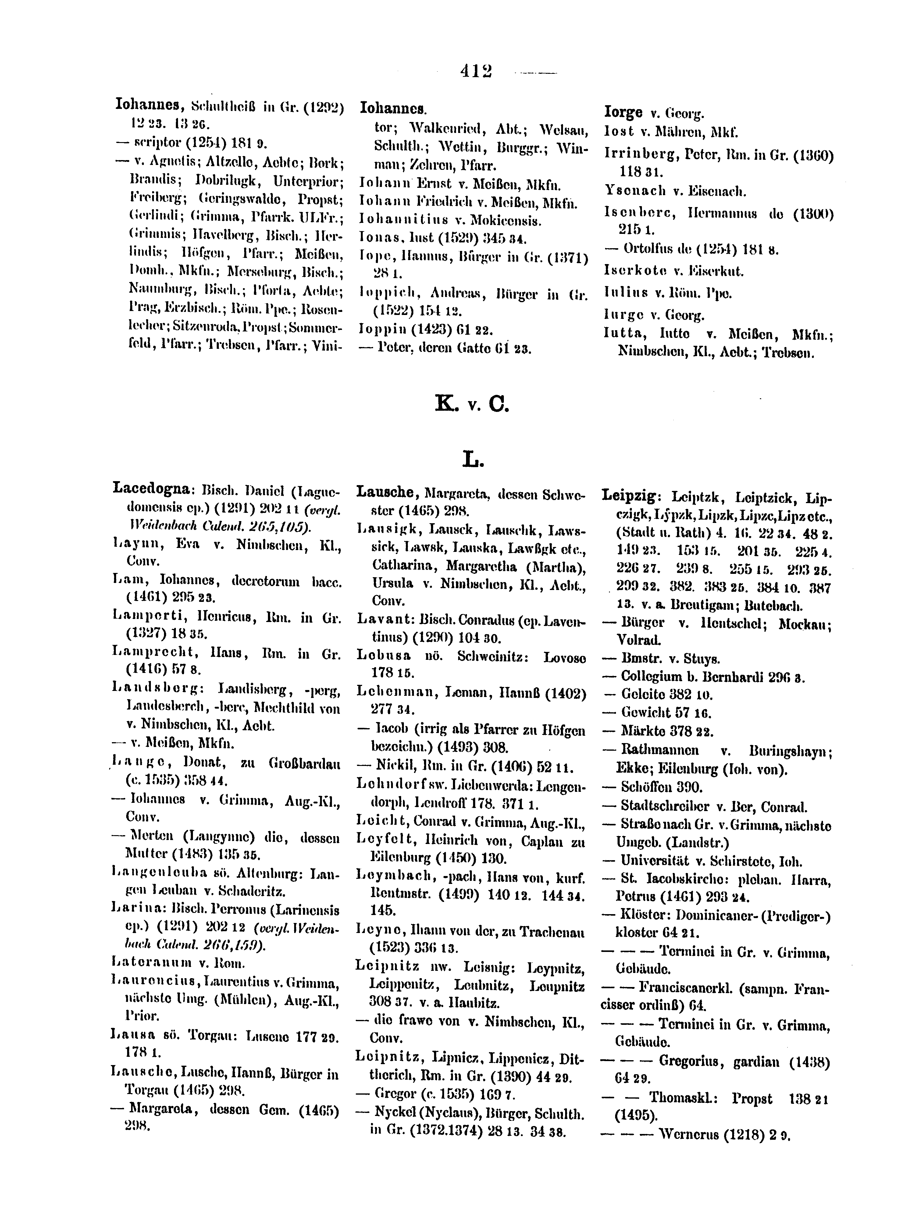 Historische Urkunde Seite 412 aus Band cds2_15