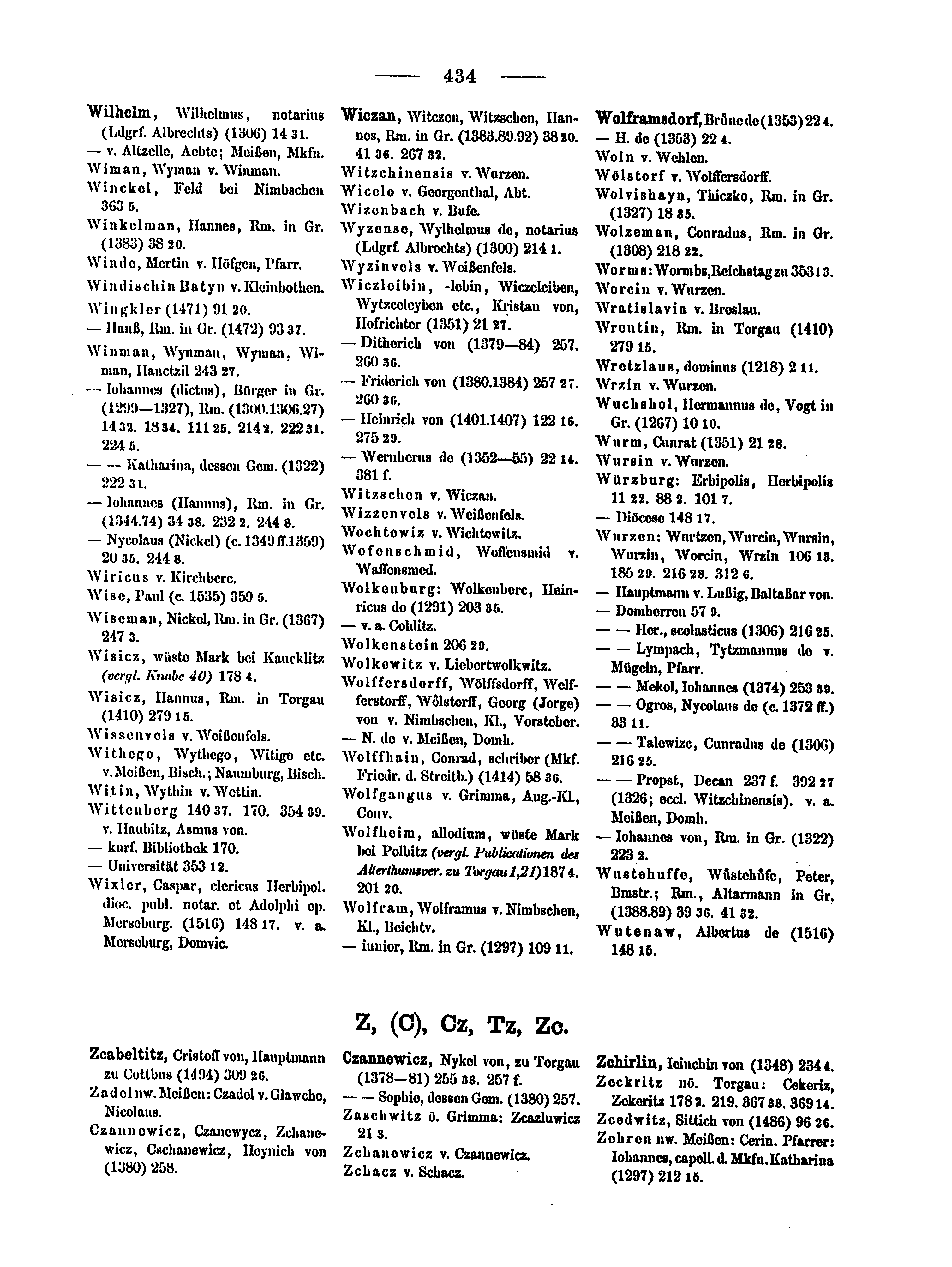 Historische Urkunde Seite 434 aus Band cds2_15