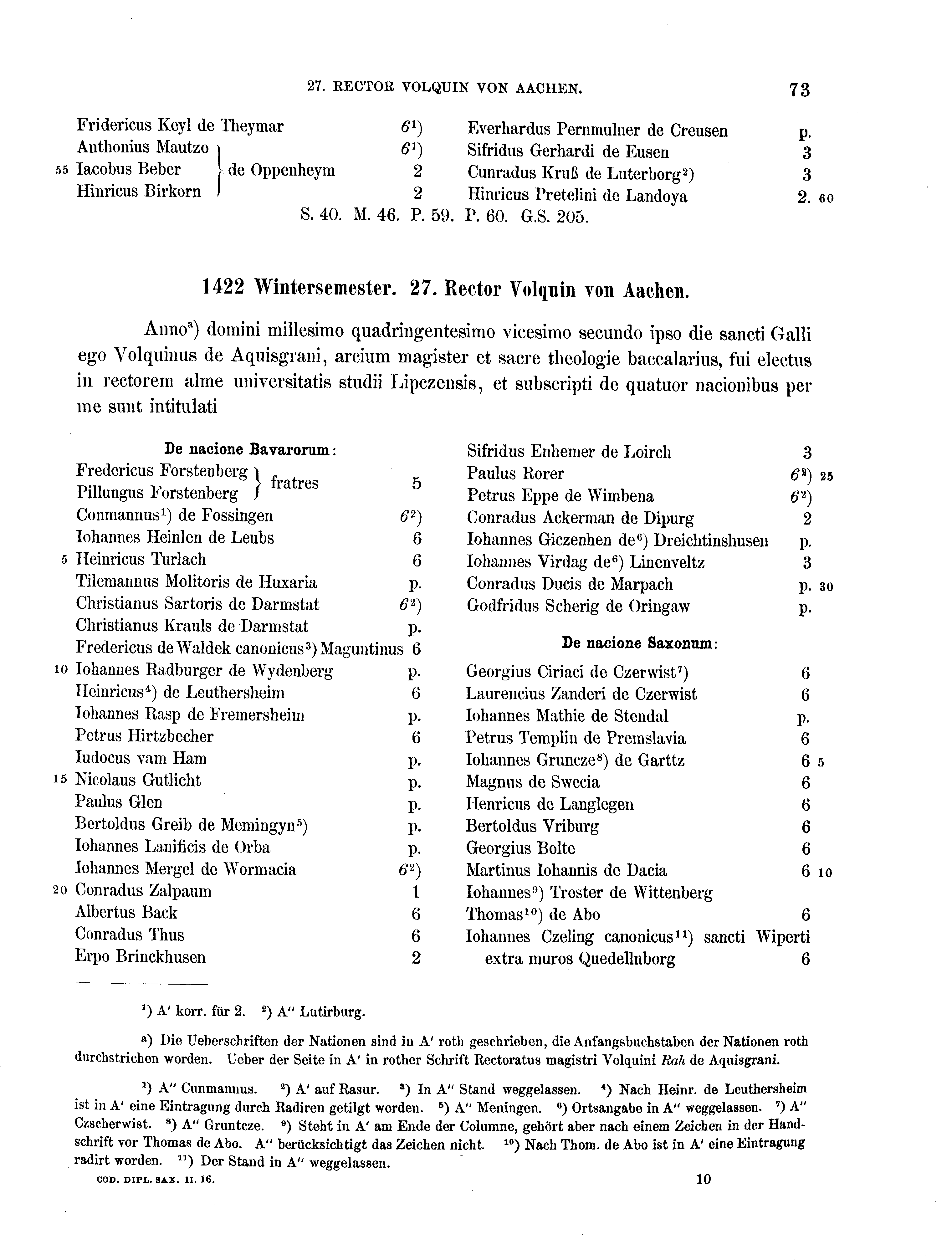 Historische Urkunde Seite 73 aus Band cds2_16