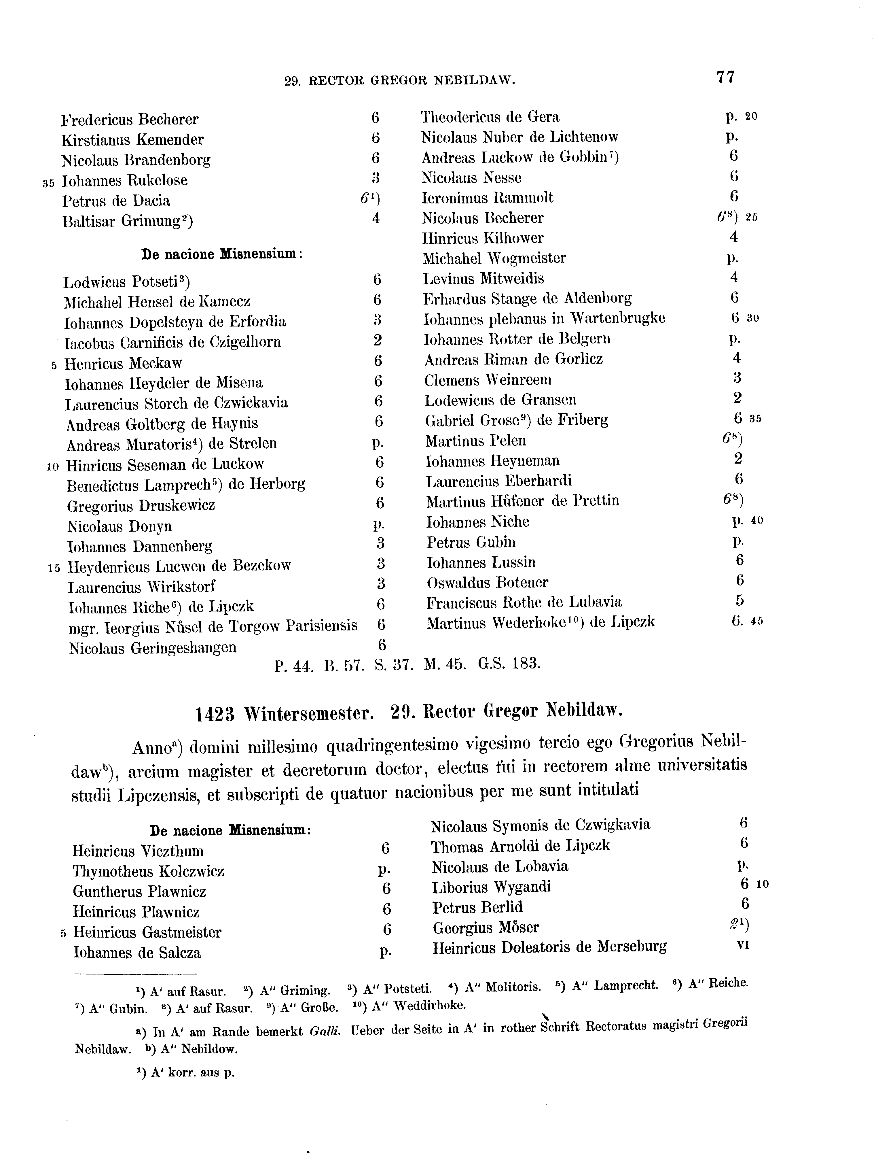 Historische Urkunde Seite 77 aus Band cds2_16